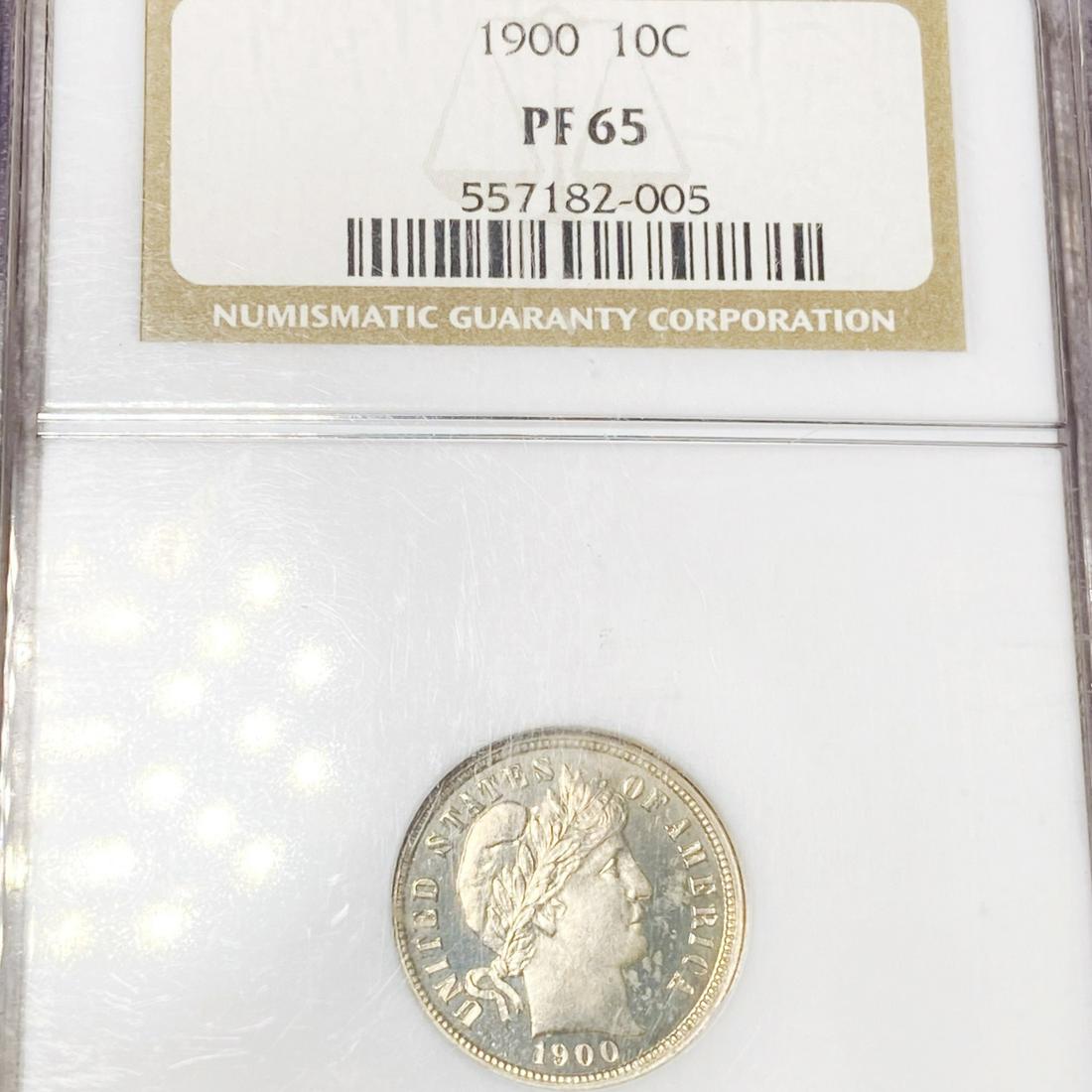 1900 Barber Silver Dime NGC - PF65 (1 of 2)