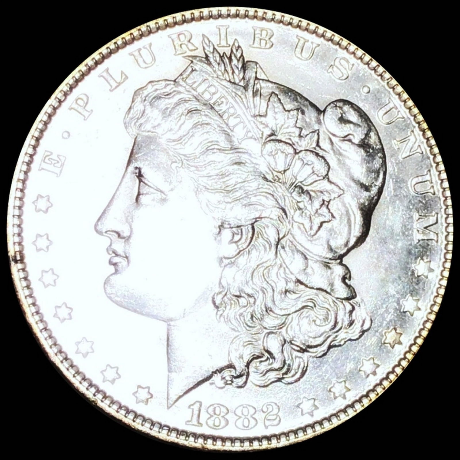 1882-O Morgan Silver Dollar UNC (1 of 2)