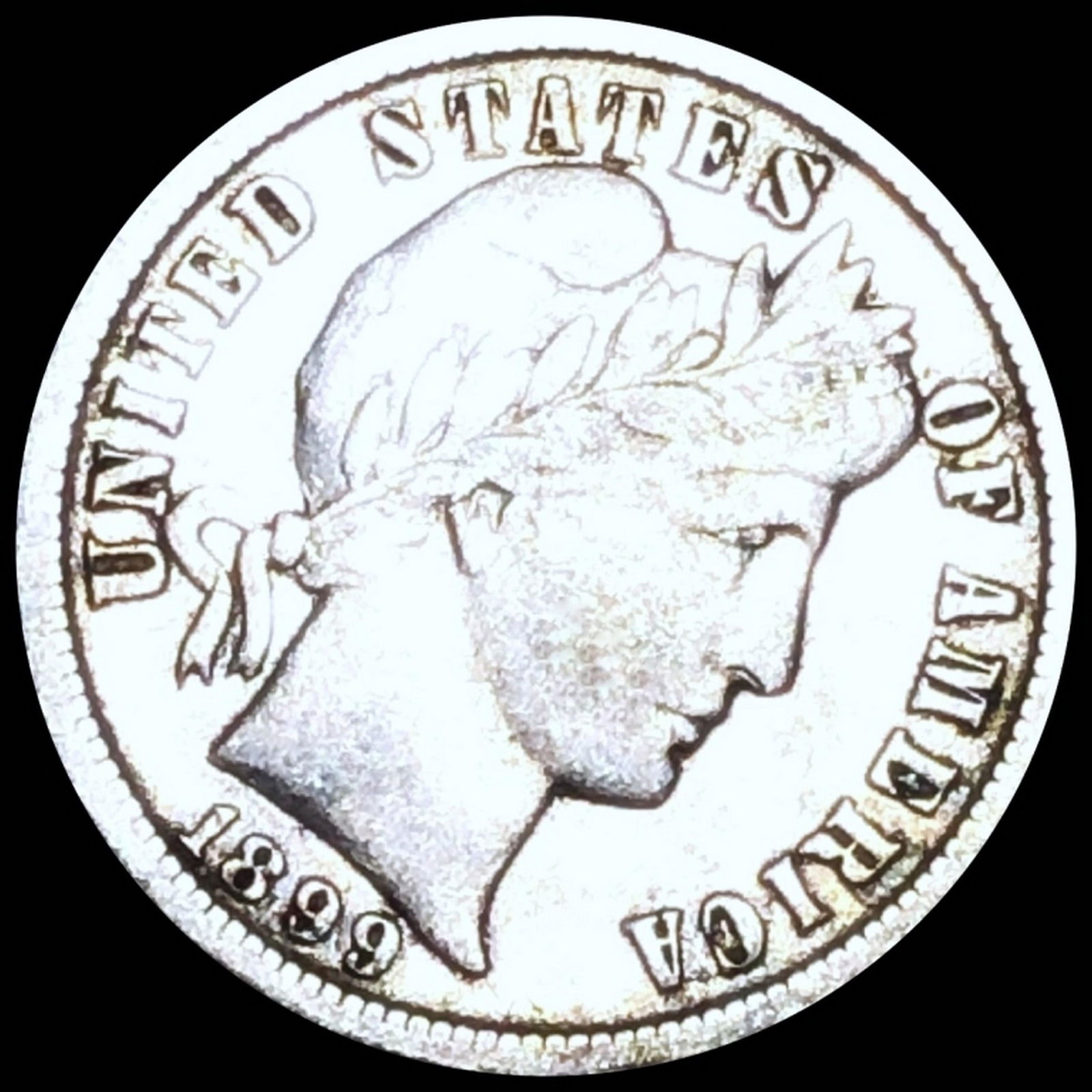 1899-O Barber Silver Dime NICELY CIRCULATED (1 of 2)