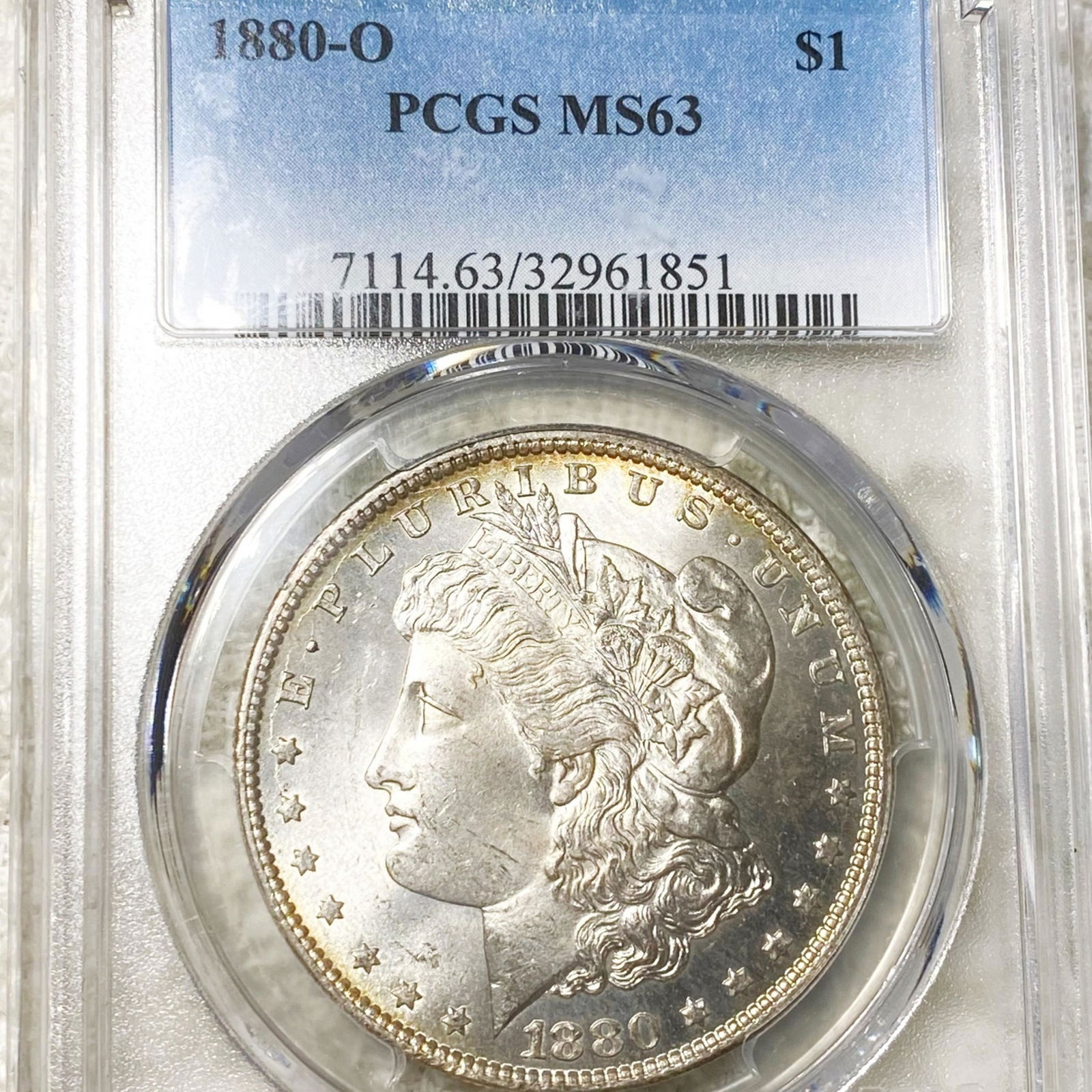 1880-O Morgan Silver Dollar PCGS - MS63 (1 of 2)