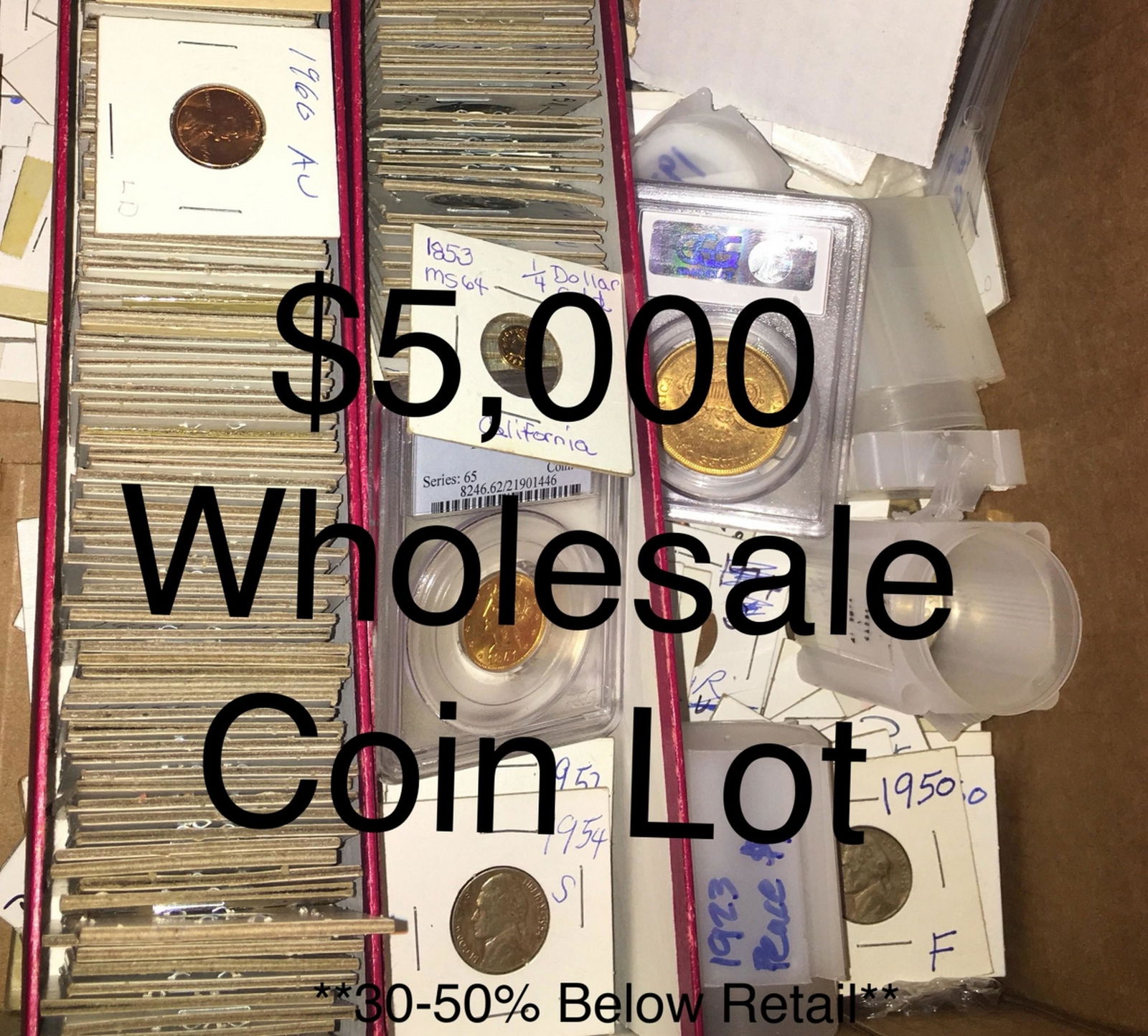 $5000 Wholesale Coin Lot Blowout Sale (1 of 5)