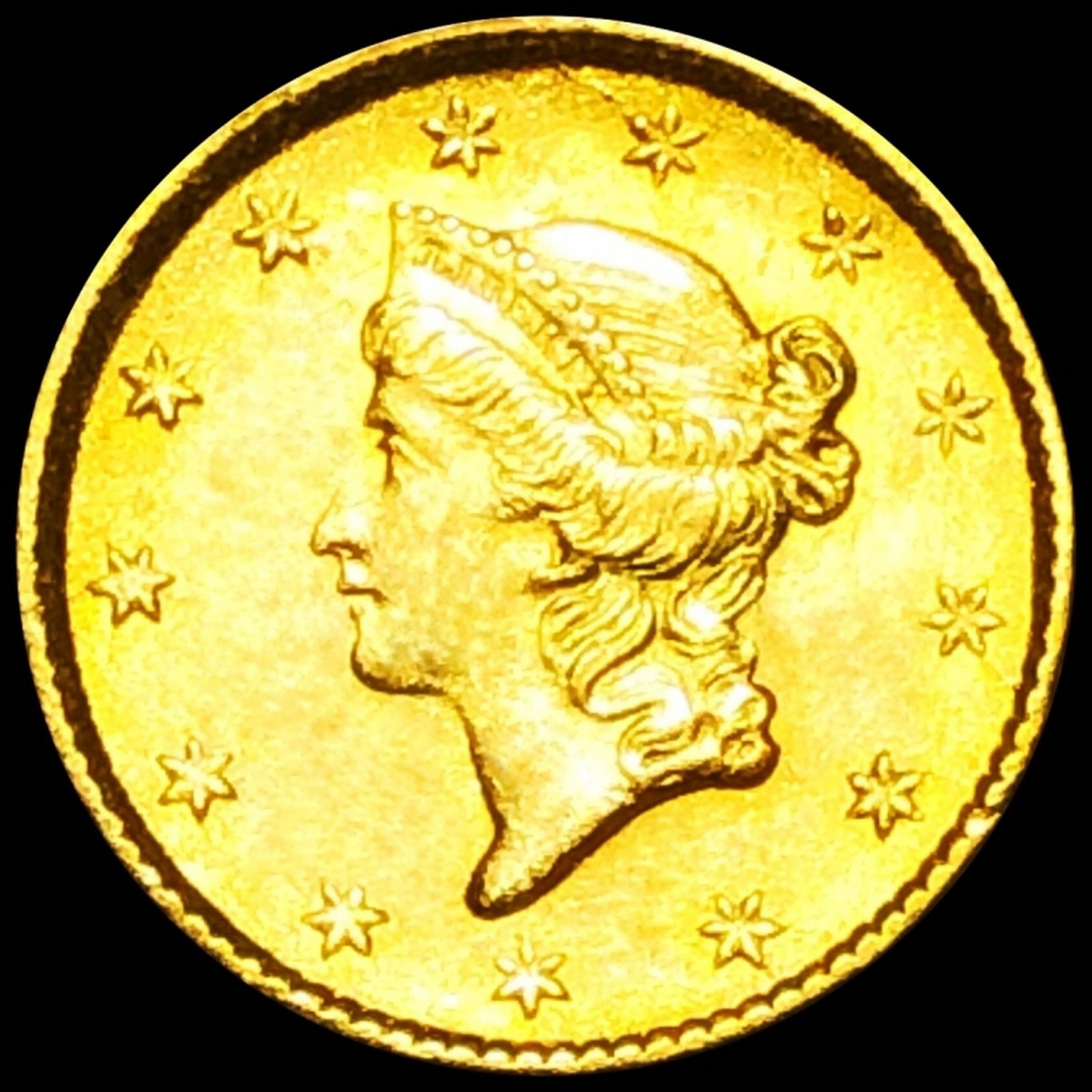 1853 Rare Gold Dollar UNCIRCULATED (1 of 2)