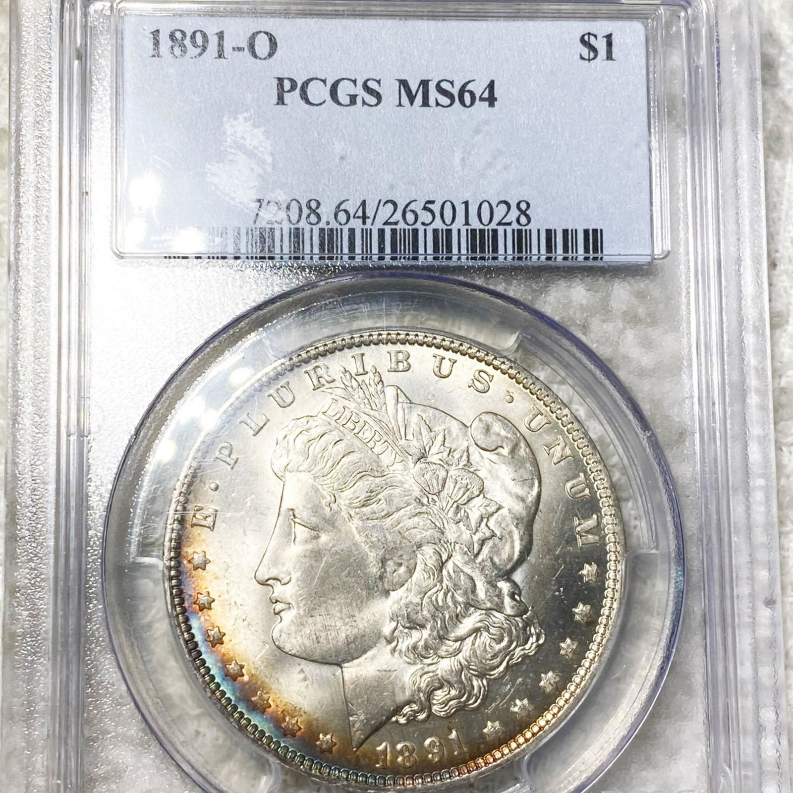 1891-O Morgan Silver Dollar PCGS - MS64 (1 of 2)