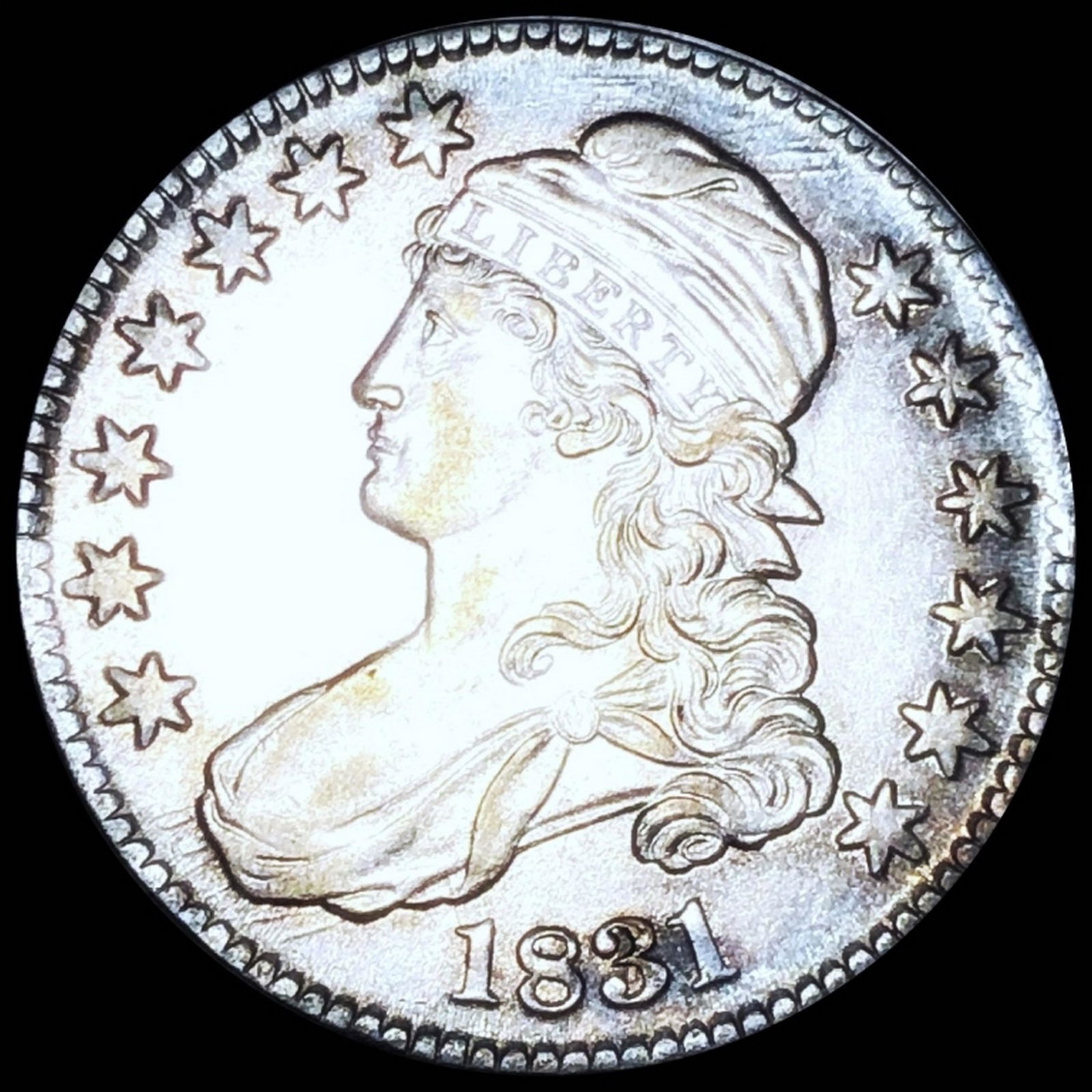 1831 Capped Bust Half Dollar UNCIRCULATED (1 of 2)