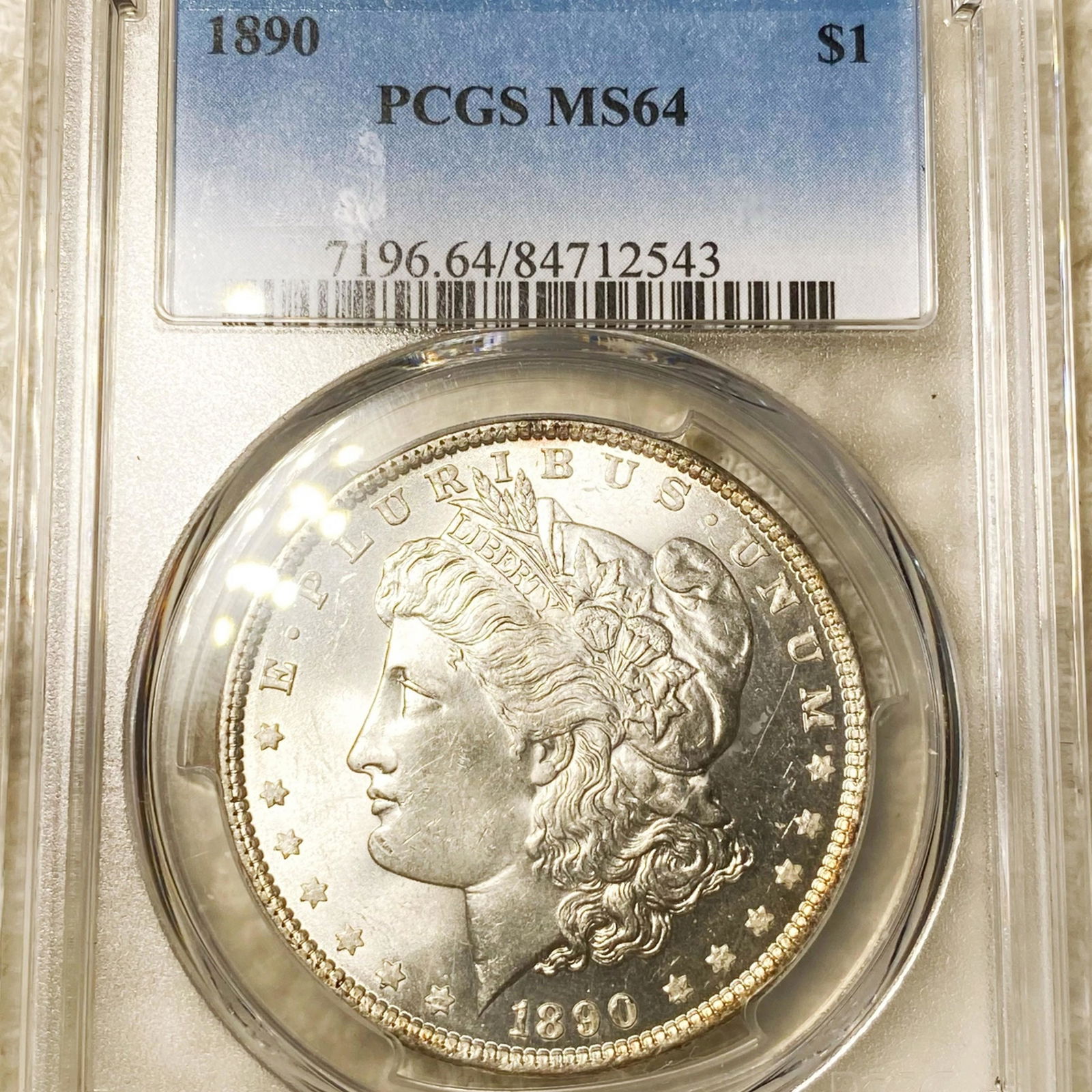 1890 Morgan Silver Dollar PCGS - MS64 (1 of 2)