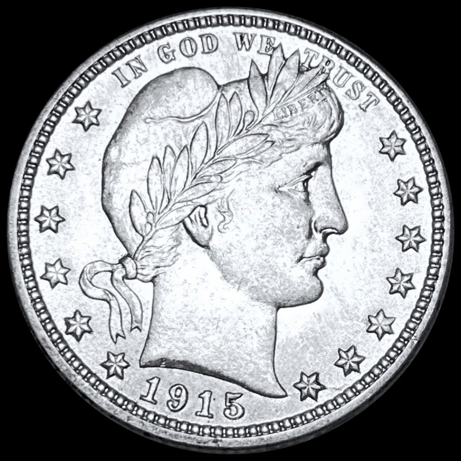 1915-D Barber Silver Quarter UNCIRCULATED (1 of 2)
