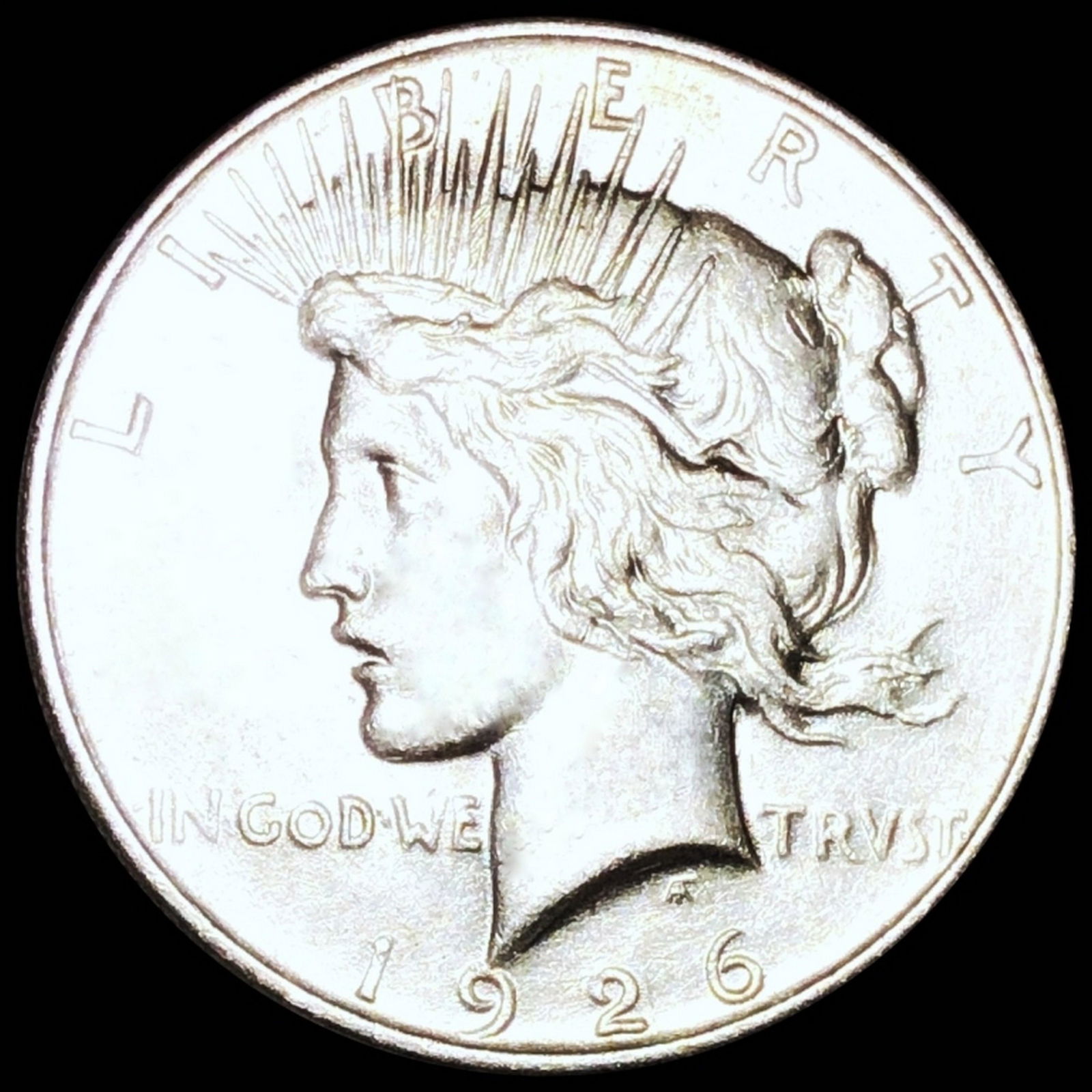 1926-D Silver Peace Dollar CLOSELY UNC (1 of 2)