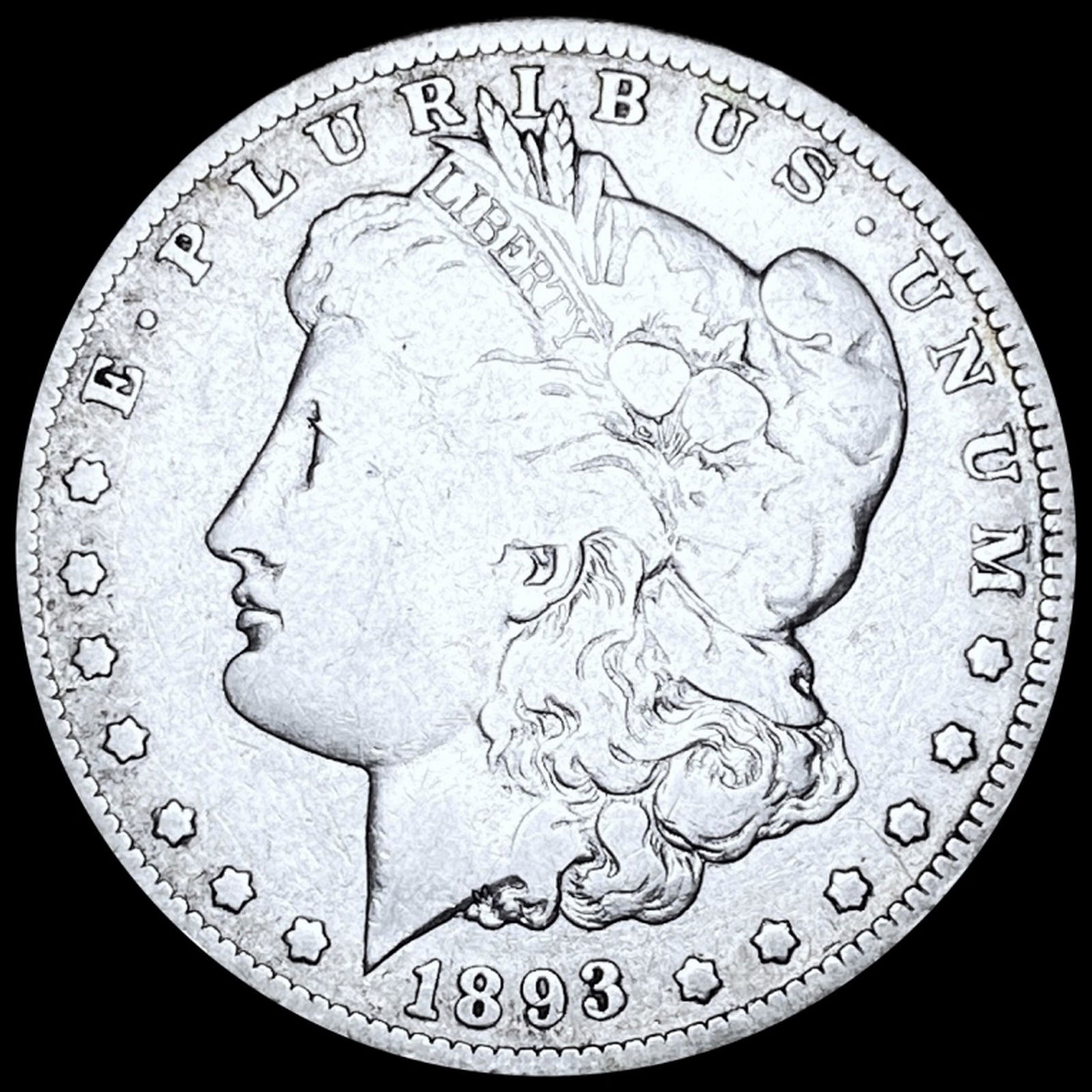 1893-O Morgan Silver Dollar NICELY CIRCULATED (1 of 2)