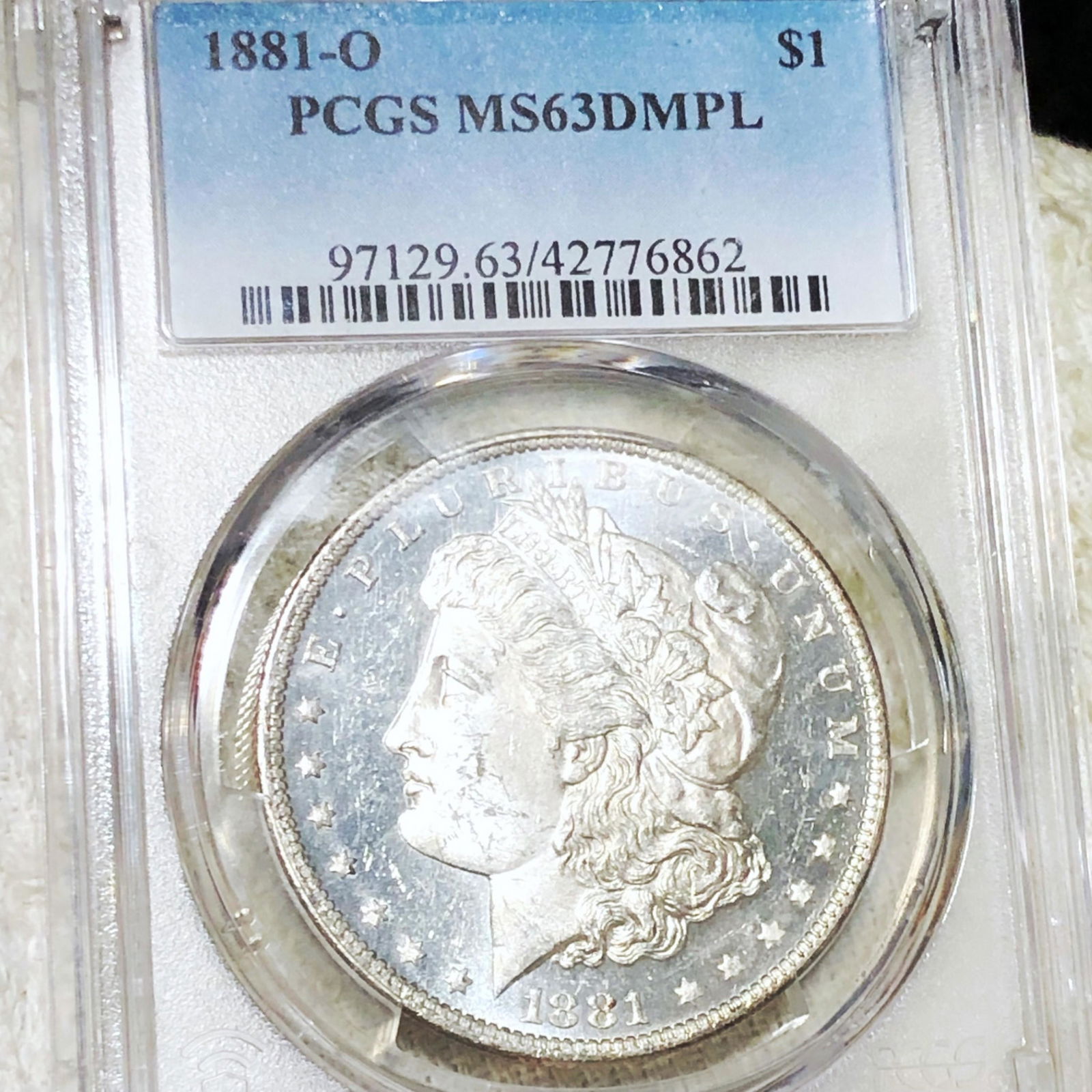 1881-O Morgan Silver Dollar PCGS - MS 63 DMPL (1 of 2)