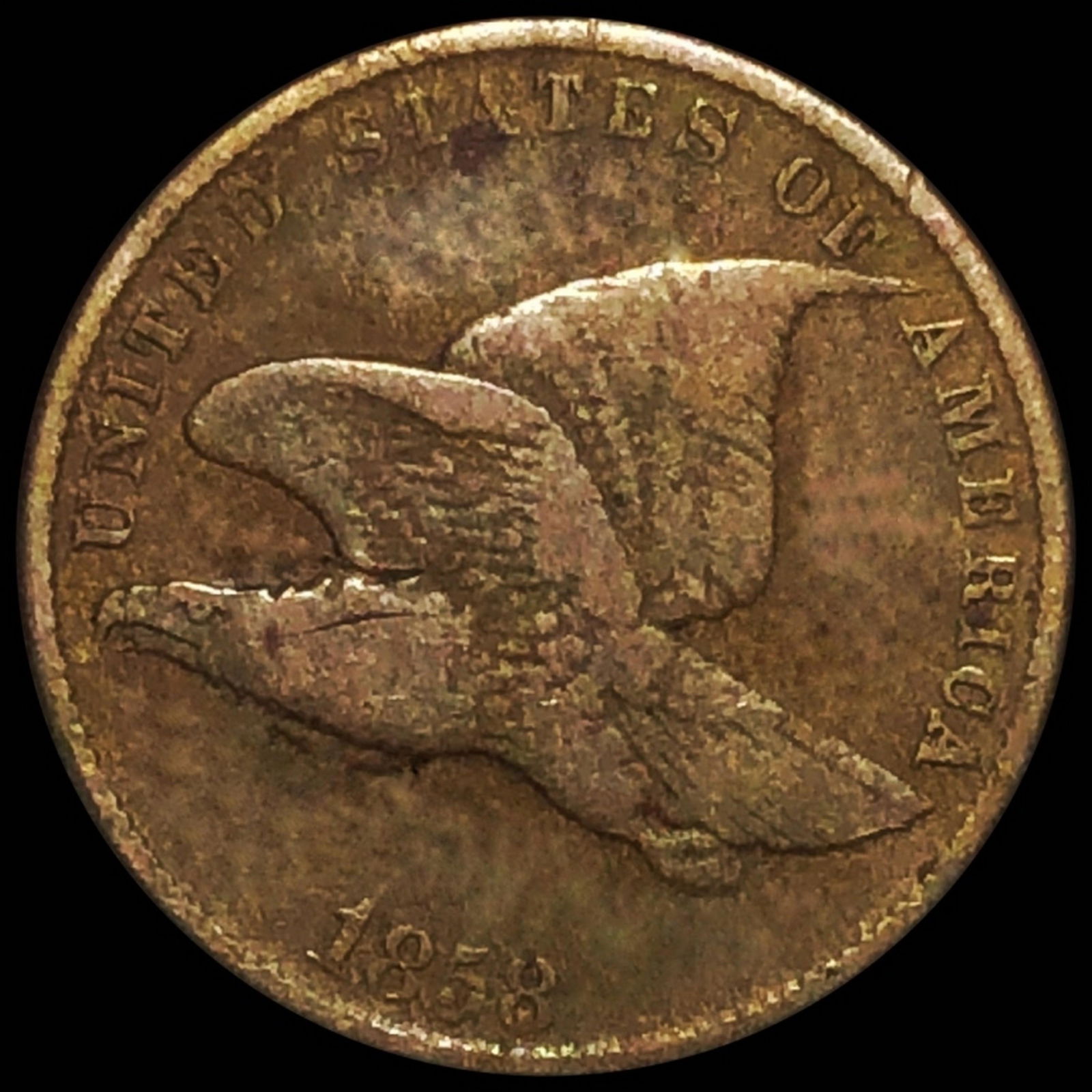 1858 Flying Eagle Cent NICELY CIRCULATED (1 of 2)