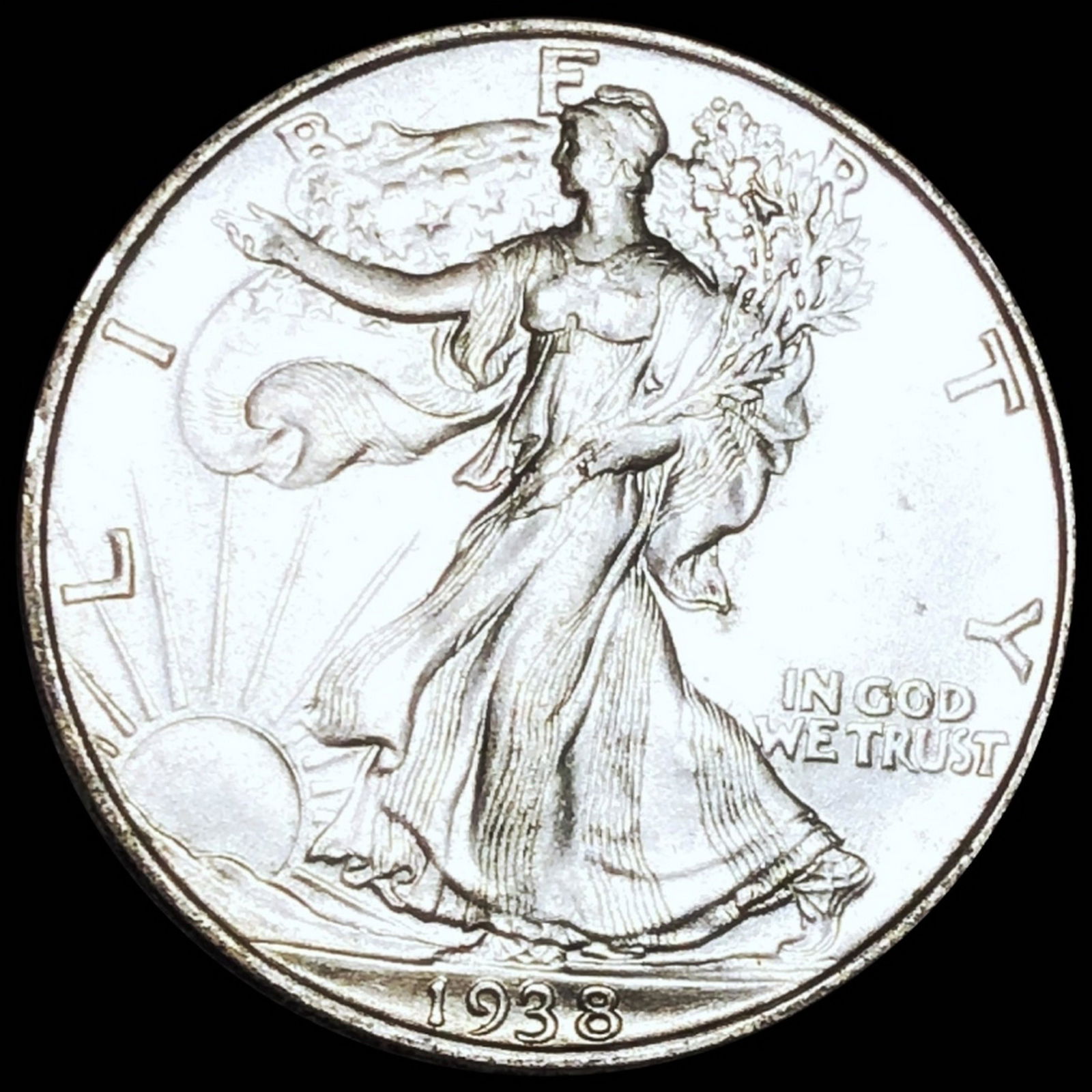 1938 Walking Liberty Half Dollar UNCIRCULATED (1 of 2)