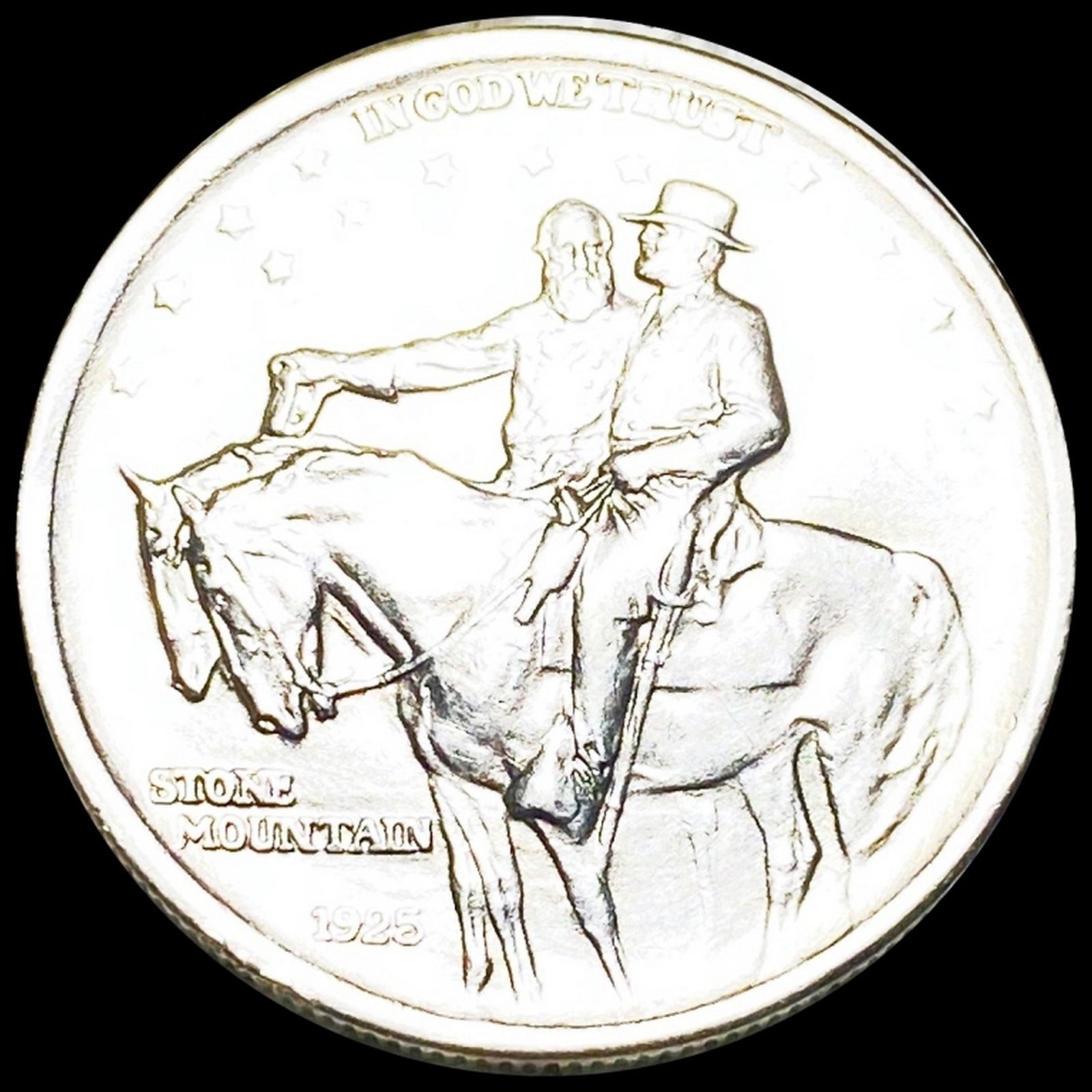 1925 Stone Mountain Silver Half Dollar UNC (1 of 2)