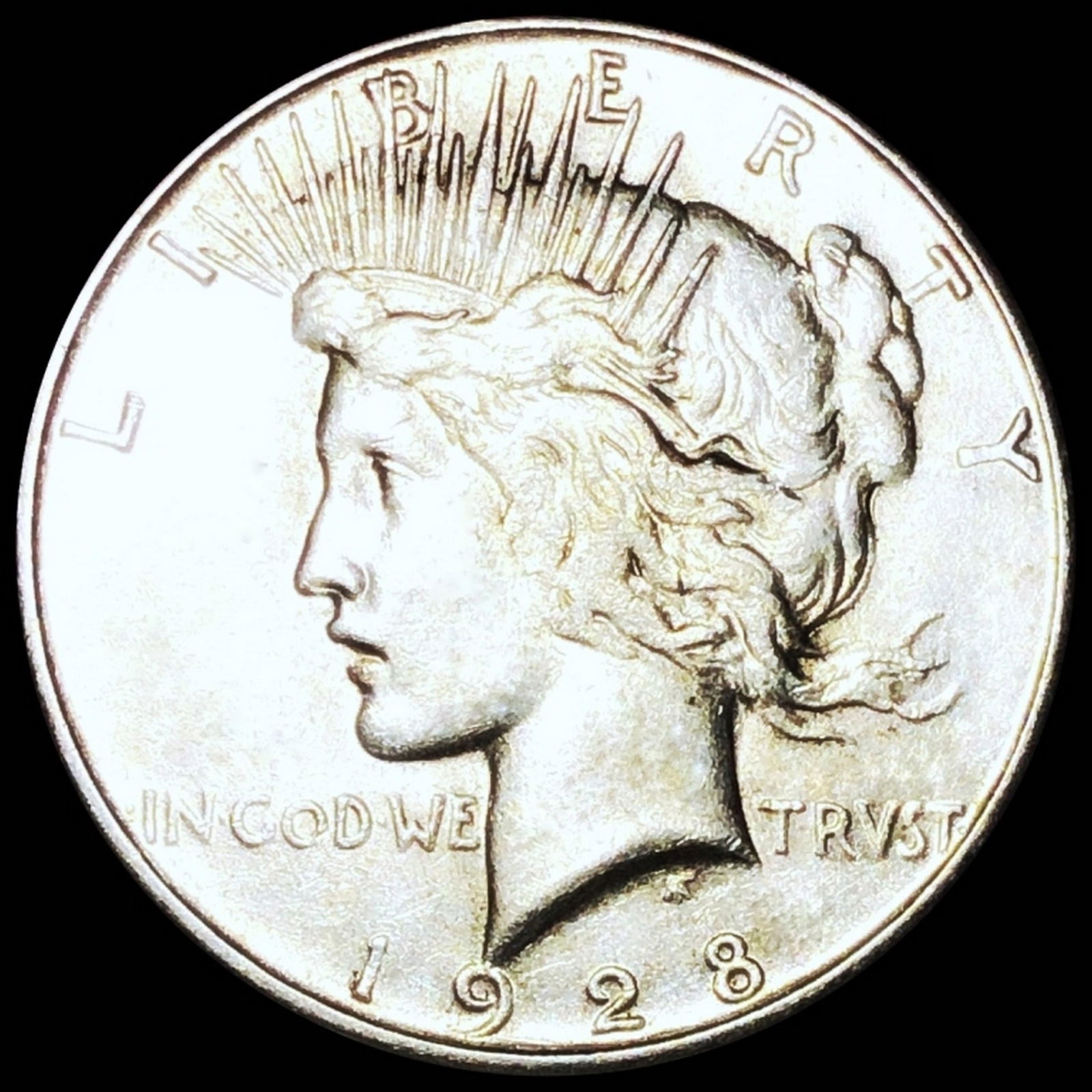 1928-S Silver Peace Dollar LIGHTLY CIRCULATED (1 of 2)