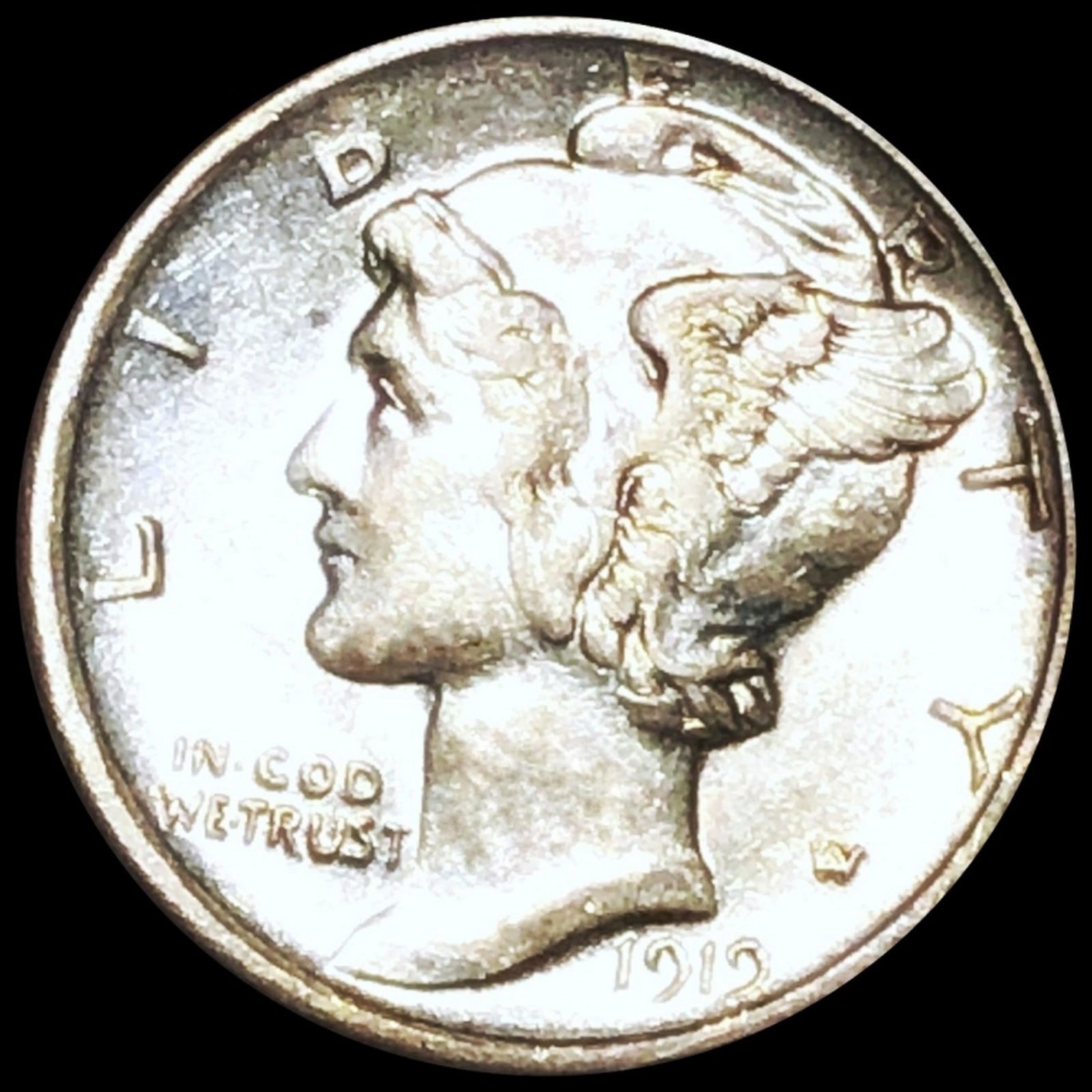 1919 Mercury Silver Dime UNCIRCULATED (1 of 2)