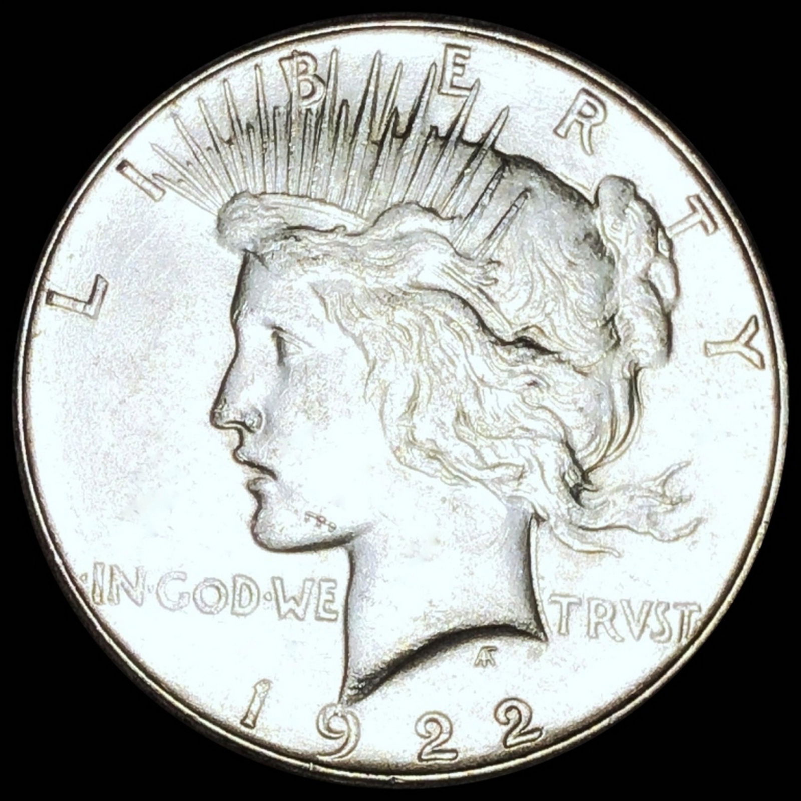 1922-S Silver Peace Dollar CLOSELY UNC (1 of 2)