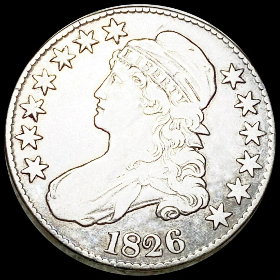 1826 Capped Bust Half Dollar LIGHTLY CIRCULATED (1 of 2)