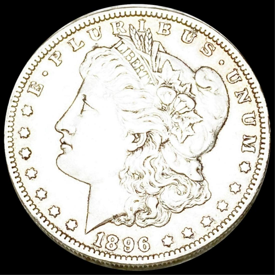 1896-O Morgan Silver Dollar LIGHT CIRC (1 of 2)