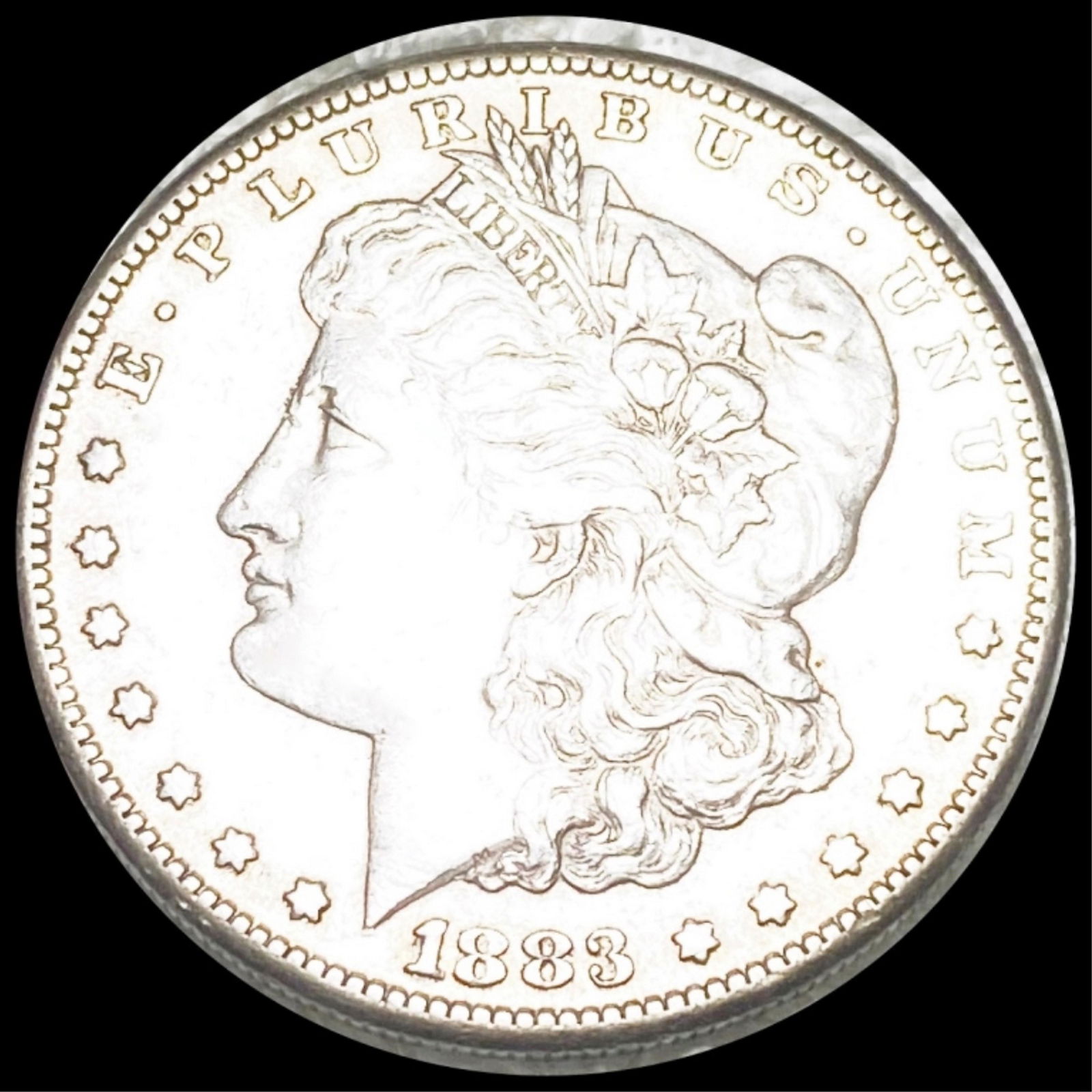 1883-S Morgan Silver Dollar CLOSELY UNC (1 of 2)