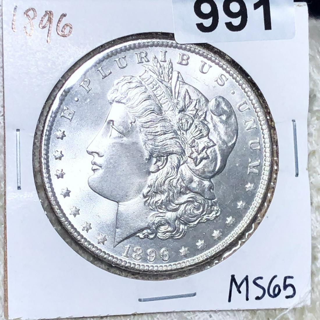 1896 Morgan Silver Dollar GEM BU (1 of 2)
