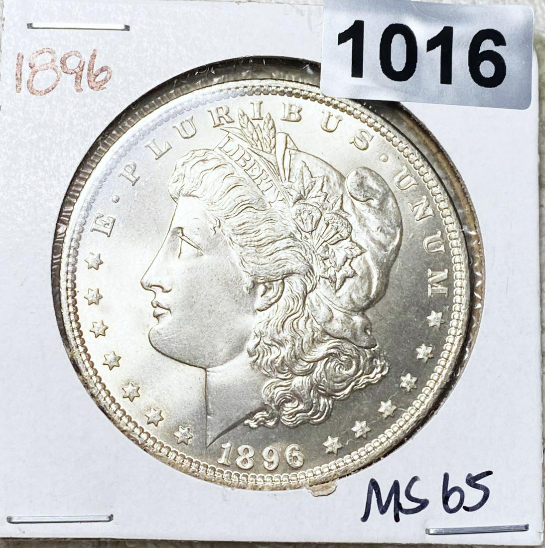 1896 Morgan Silver Dollar GEM BU (1 of 2)