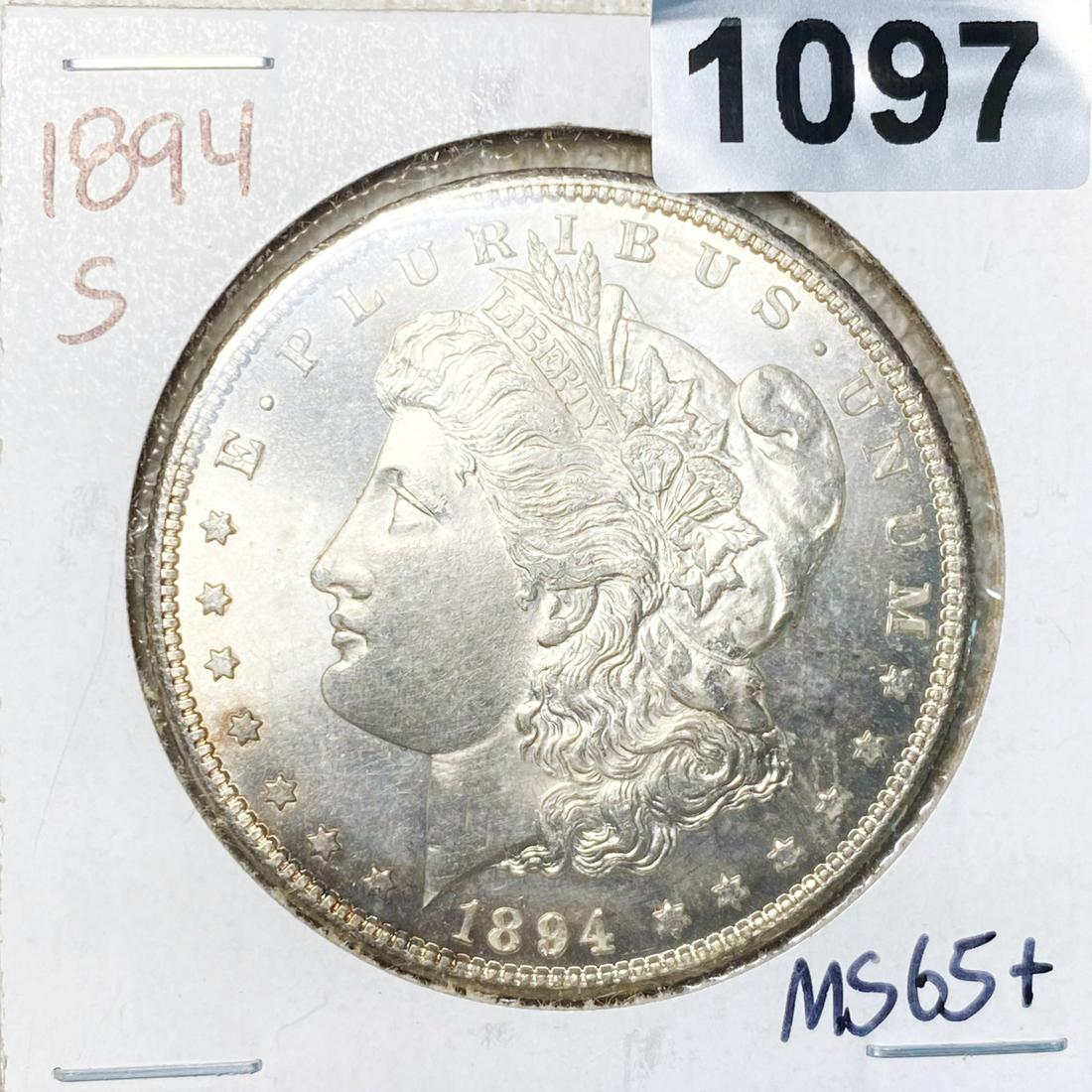 1894-S Morgan Silver Dollar SUPERB GEM BU (1 of 2)