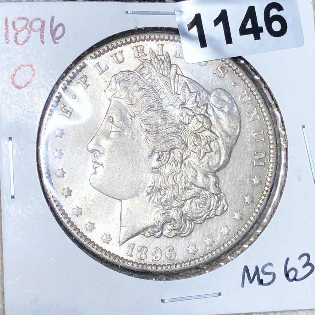 1896-O Morgan Silver Dollar UNCIRCULATED (1 of 2)