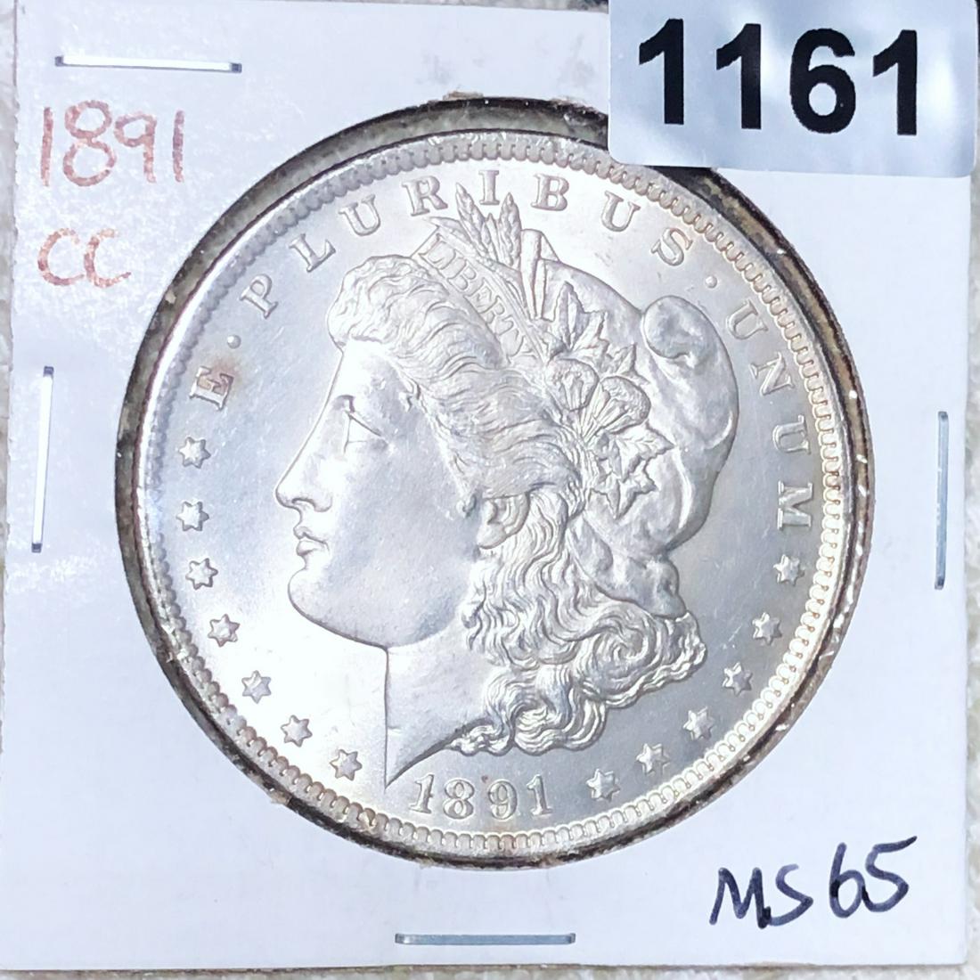 1891-CC Morgan Silver Dollar GEM BU (1 of 2)