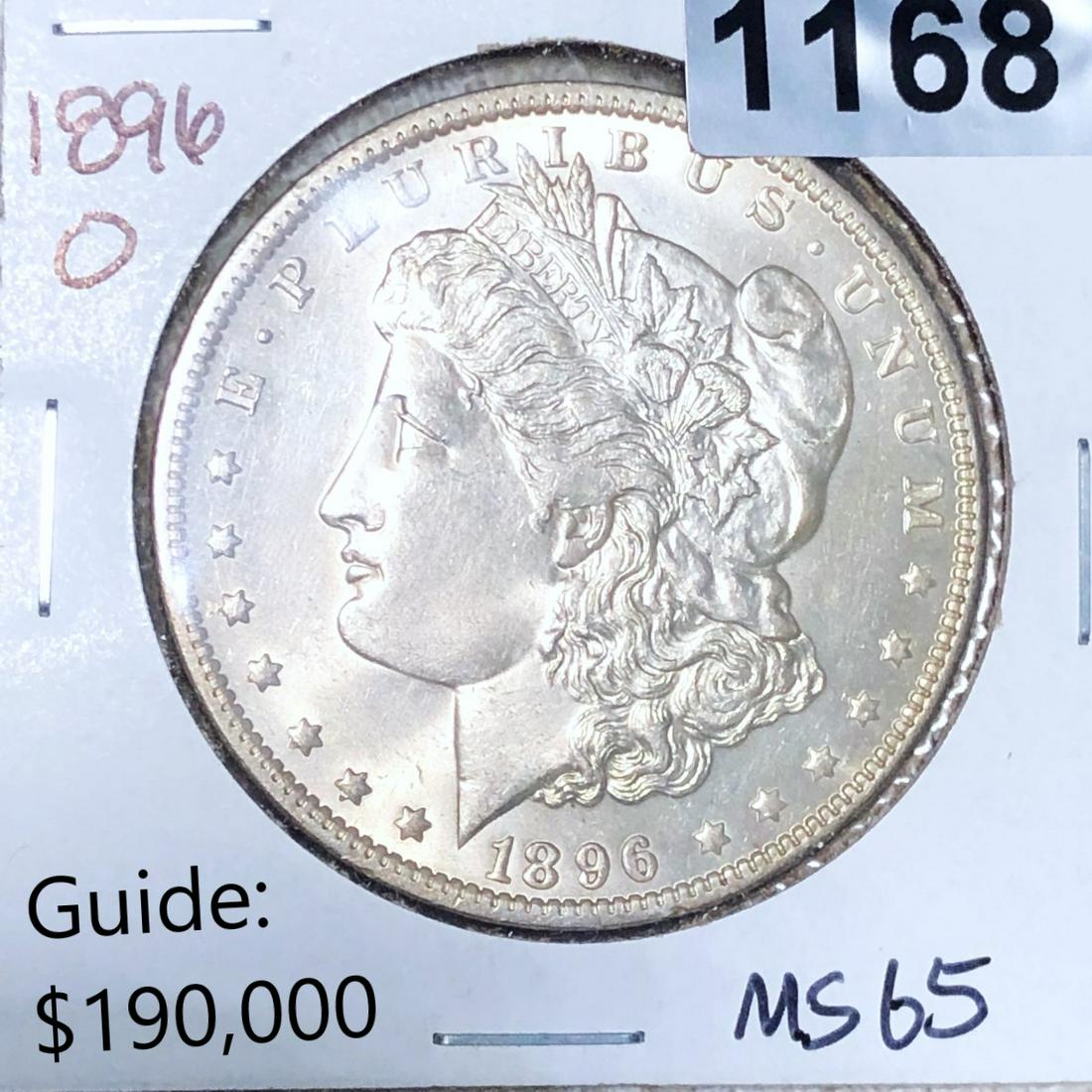 1896-O Morgan Silver Dollar GEM BU (rare) (1 of 2)