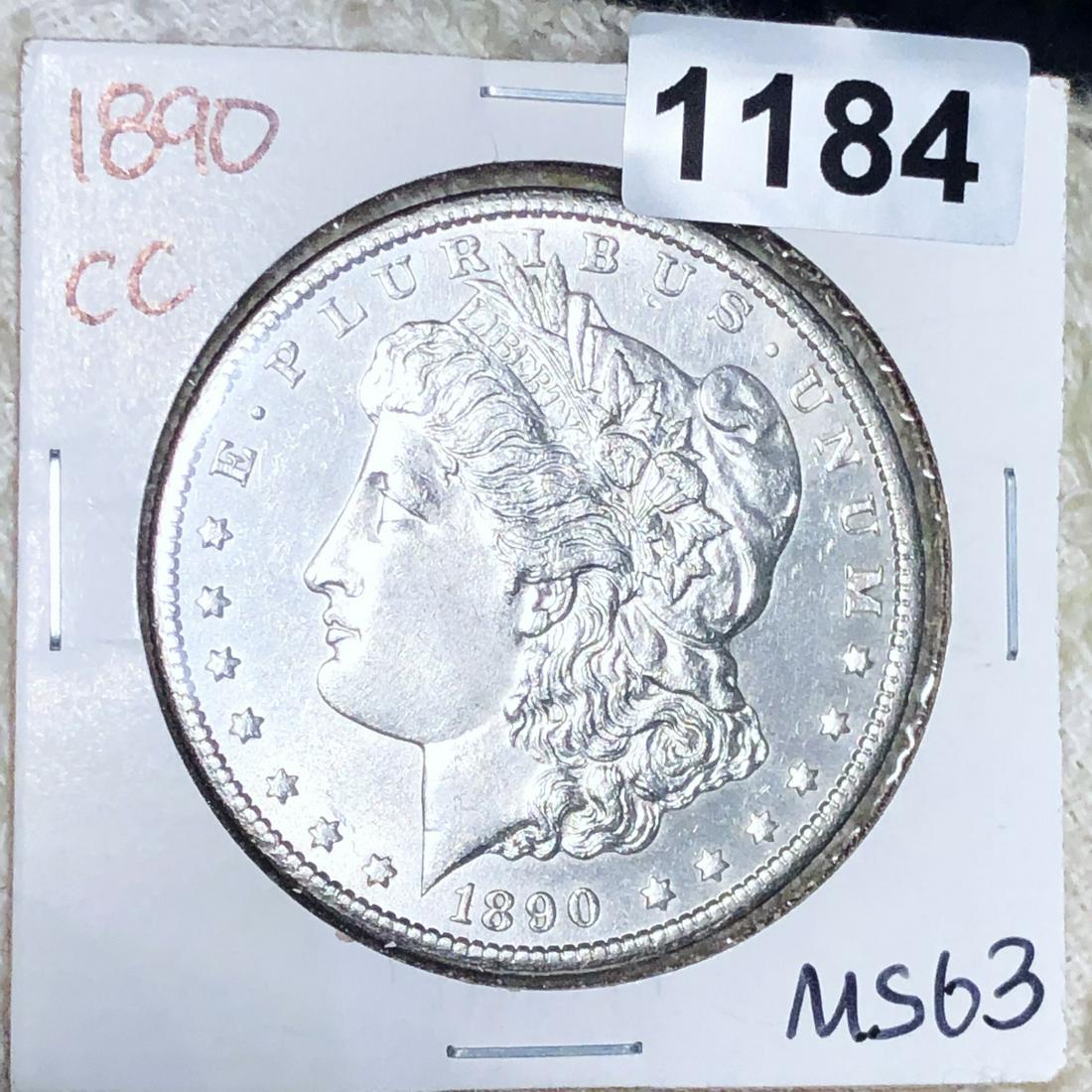 1890-CC Morgan Silver Dollar CHOICE BU (1 of 2)