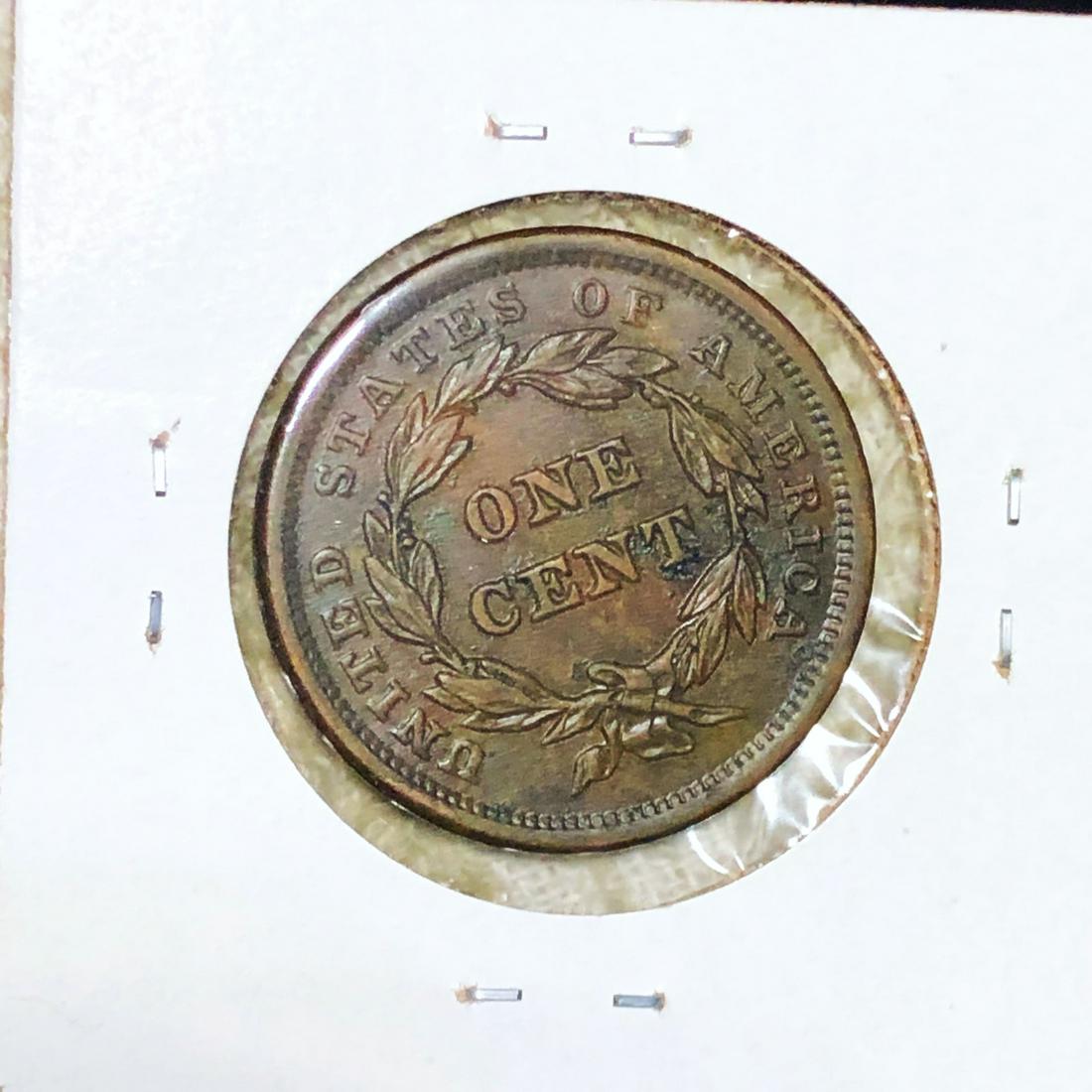 1843 Braided Hair Large Cent UNCIRCULATED (1 of 1)