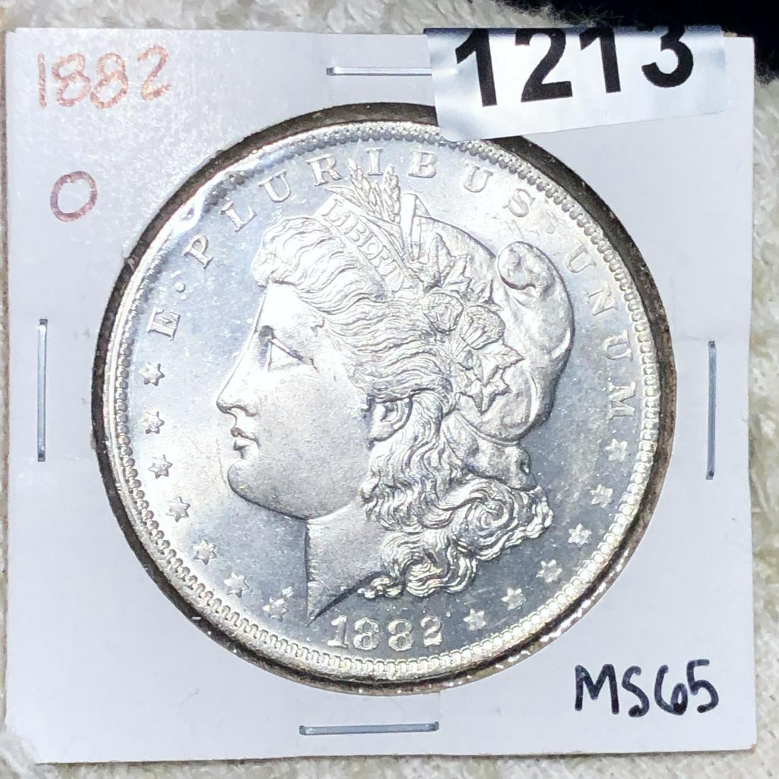 1882-O Morgan Silver Dollar GEM BU (1 of 1)