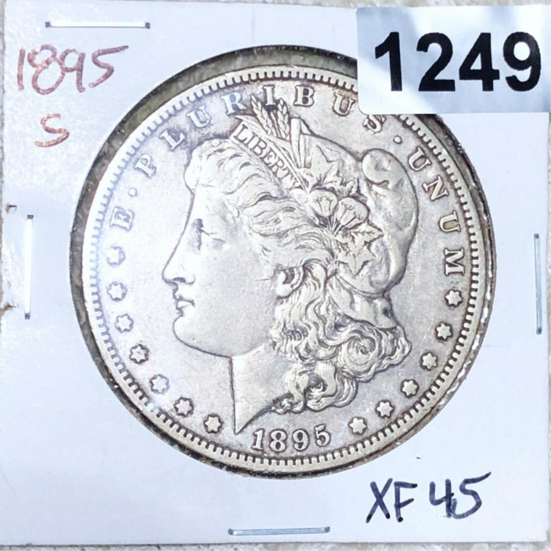 1895-S Morgan Silver Dollar LIGHT CIRC (1 of 2)