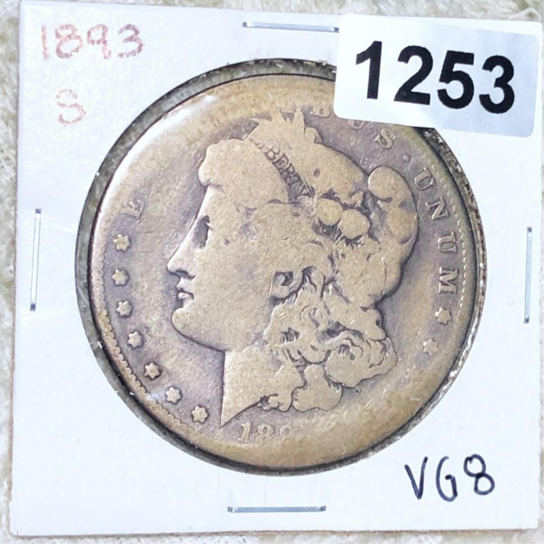1893-S Morgan Silver Dollar NICELY CIRCULATED (1 of 2)