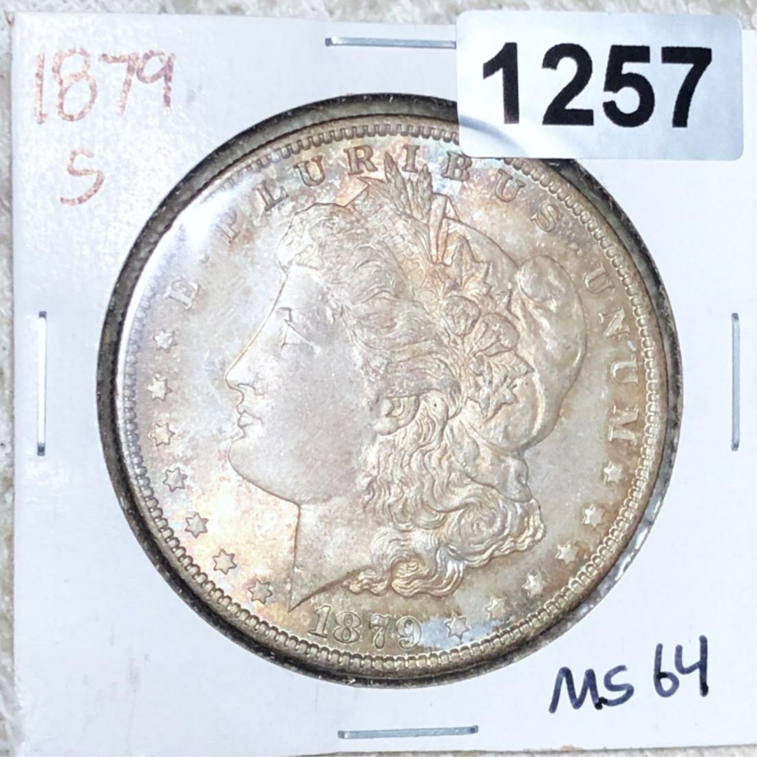 1897-S Morgan Silver Dollar CHOICE BU (1 of 2)