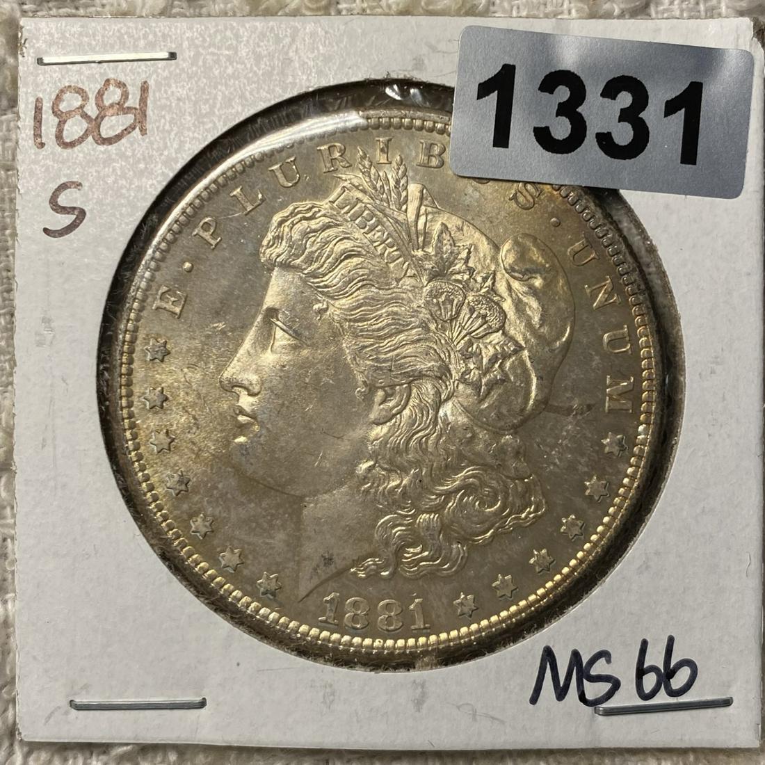 1881-S Morgan Silver Dollar SUPERB GEM BU (1 of 2)