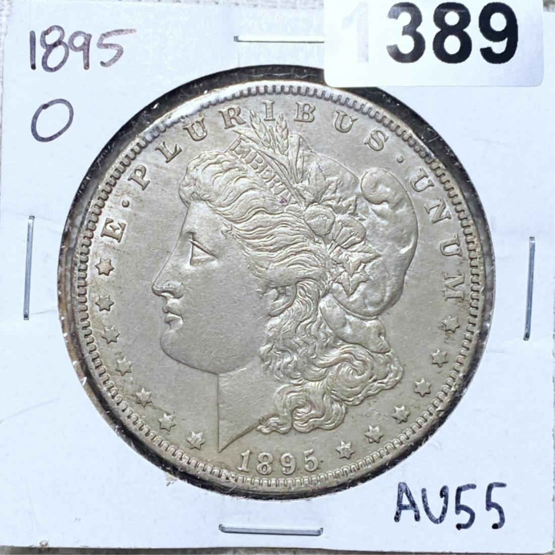 1895-O Morgan Silver Dollar CHOICE AU (1 of 2)