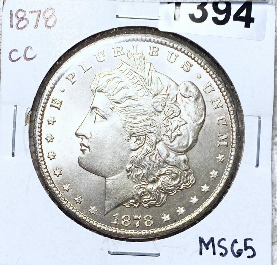 1878-CC Morgan Silver Dollar GEM BU (1 of 2)