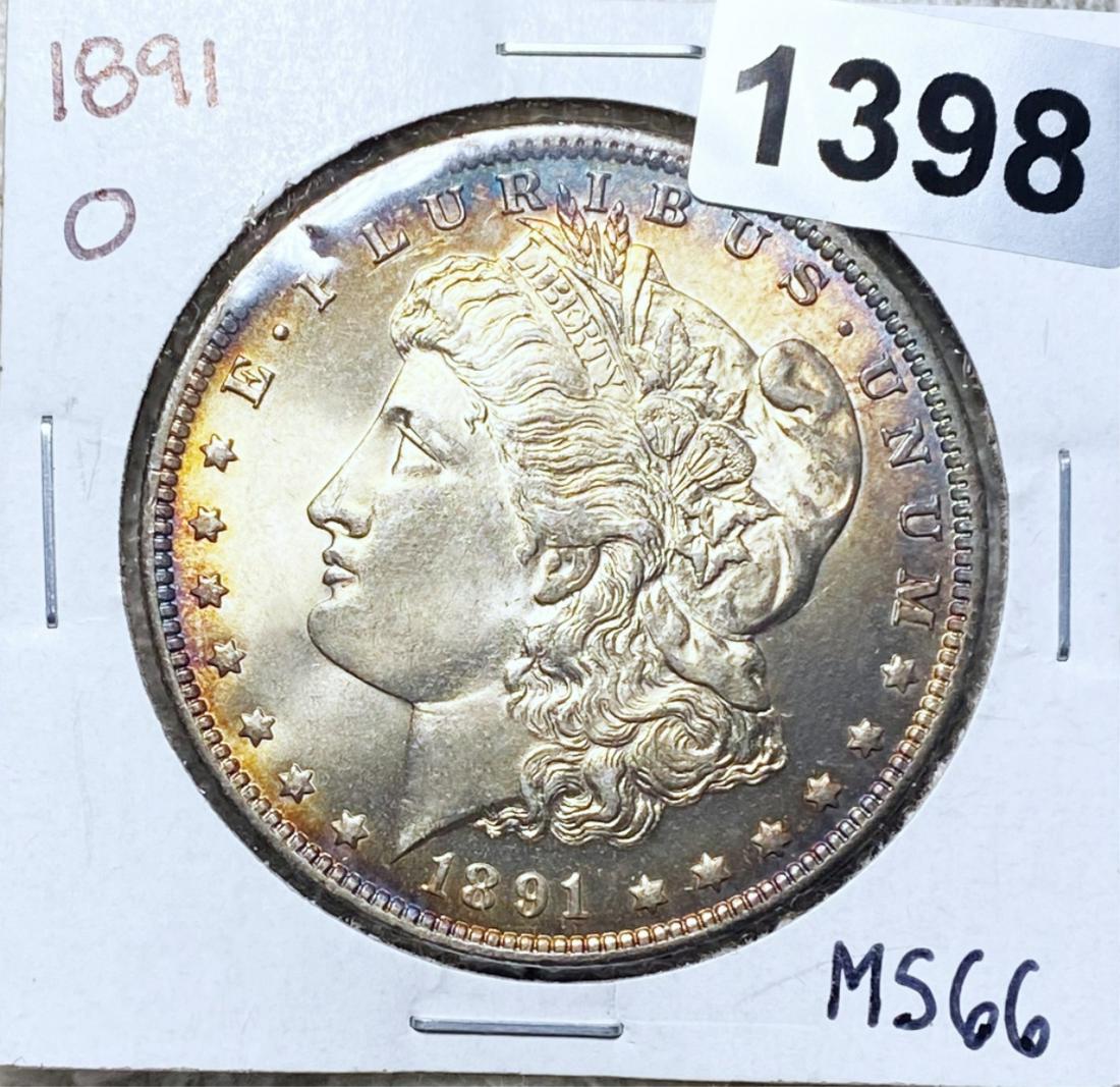 1891-O Morgan Silver Dollar SUPERB GEM BU (1 of 2)