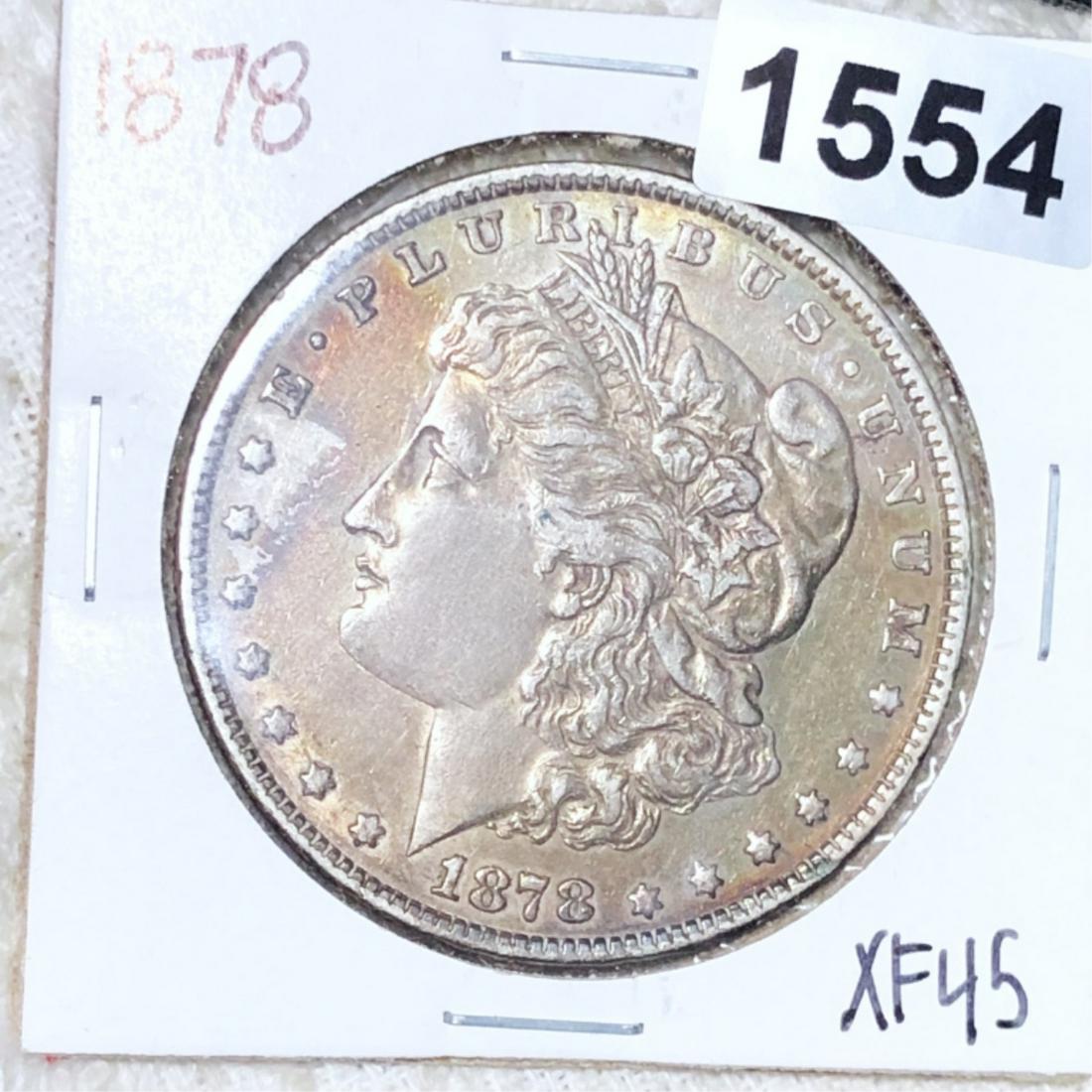 1878 Morgan Silver Dollar LIGHT CIRC (1 of 2)