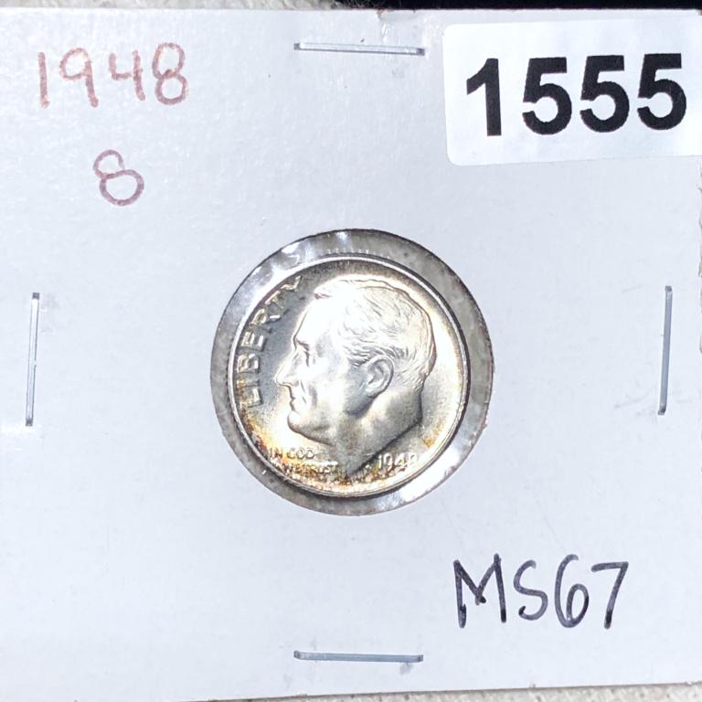 1948 Roosevelt Silver Dime SUPERB GEM BU (1 of 2)