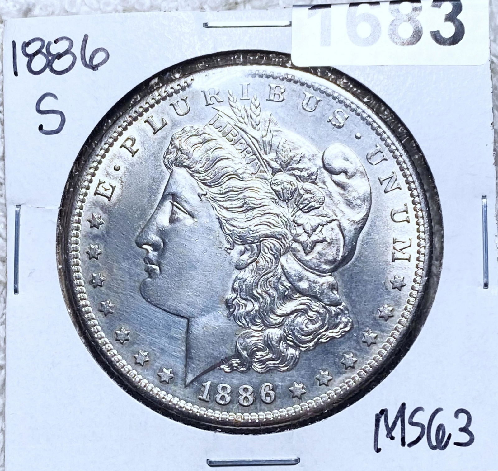 1886-S Morgan Silver Dollar CHOICE BU (1 of 2)