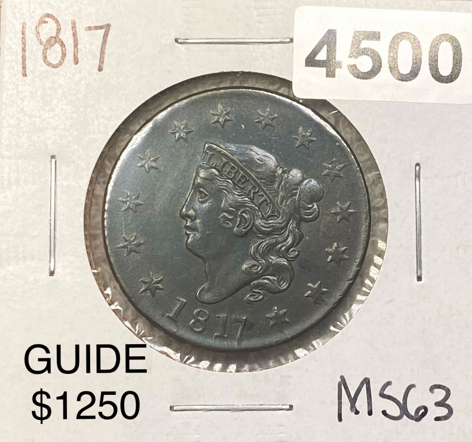 1817 Coronet Head Large Cent CHOICE BU (1 of 2)