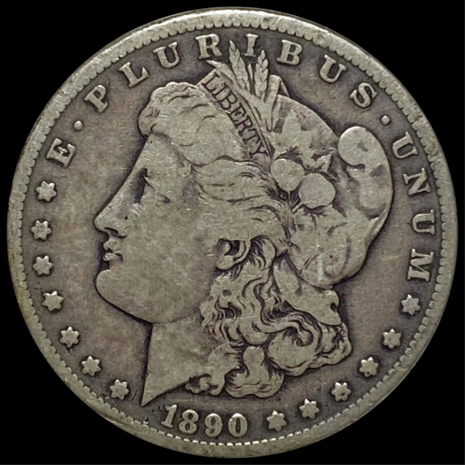 1890-CC Morgan Silver Dollar NICELY CIRCULATED (1 of 2)