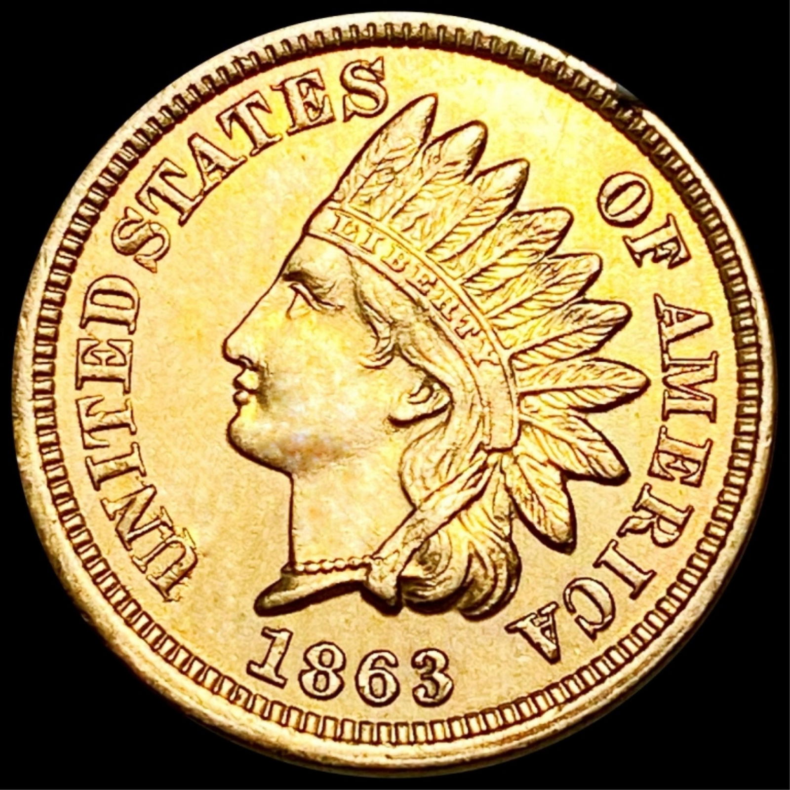 1863 Indian Head Penny UNCIRCULATED (1 of 2)