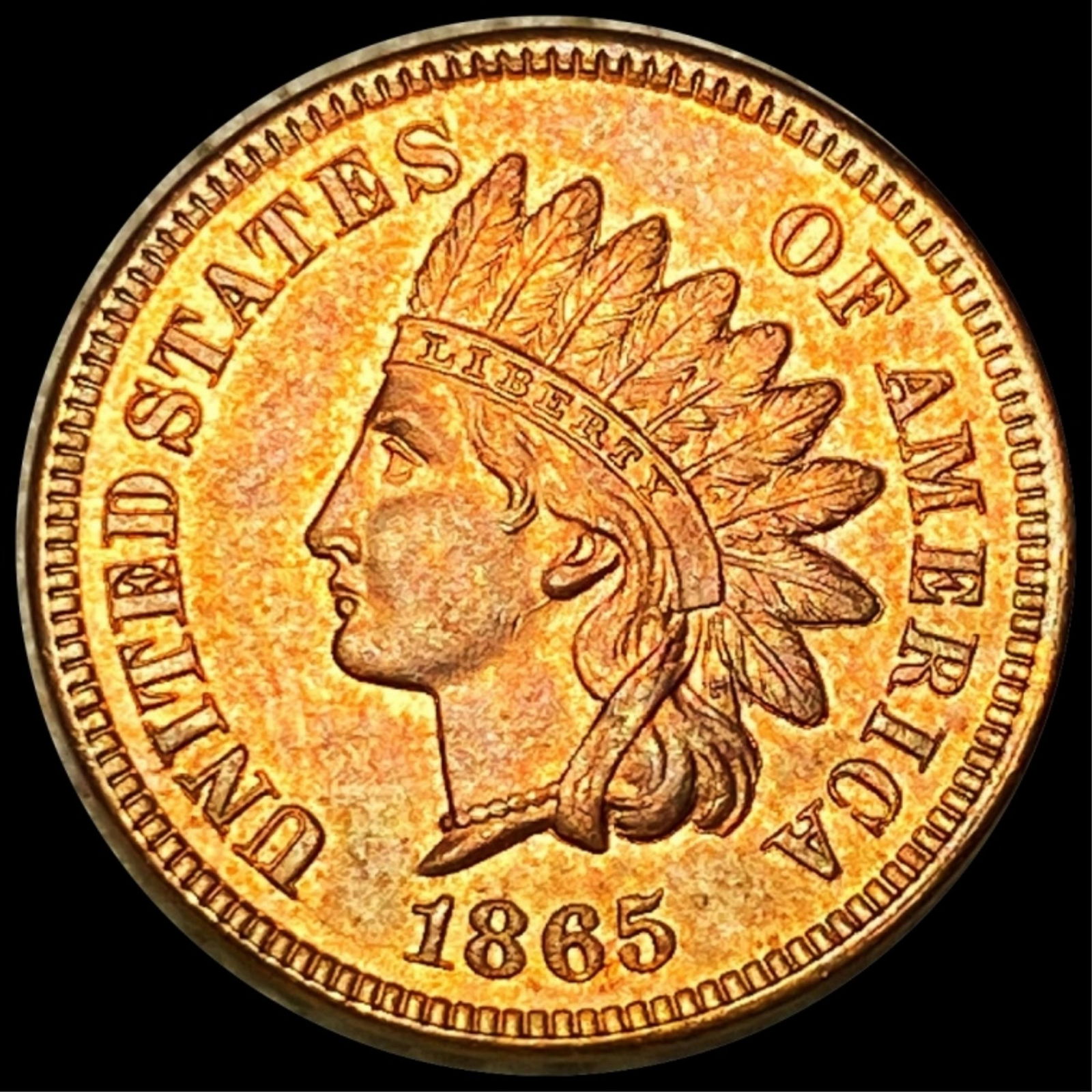 1865 Indian Head Penny UNCIRCULATED (1 of 2)
