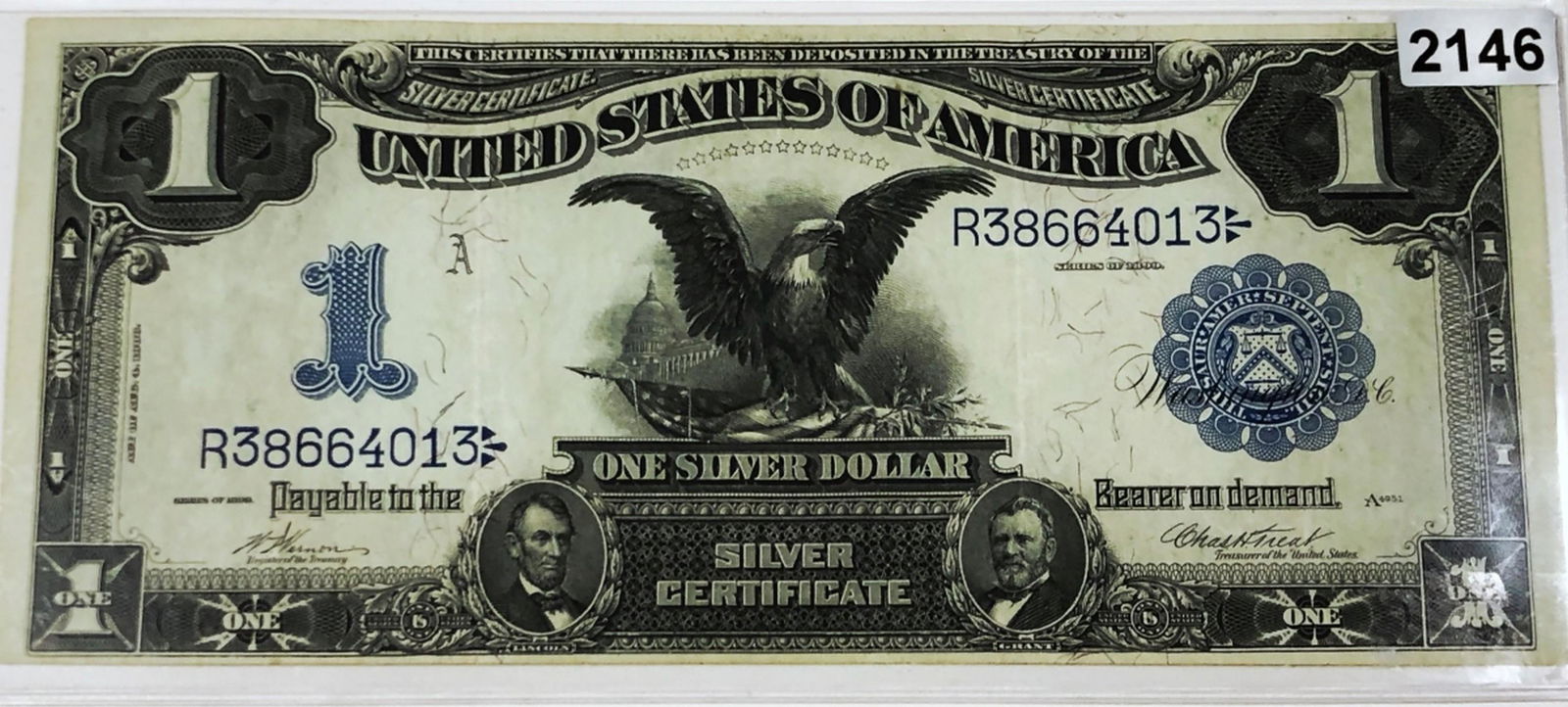1899 US $1 Silver Certificate UNCIRCULATED (1 of 2)