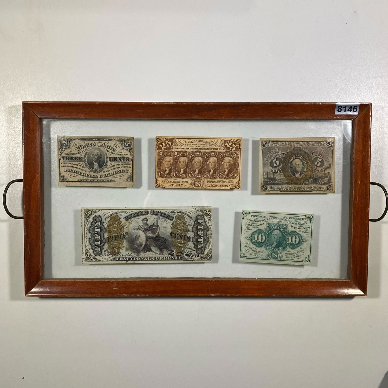 1863 3c/5c/10c/25c/50c Postage Fract Currency Set (1 of 2)