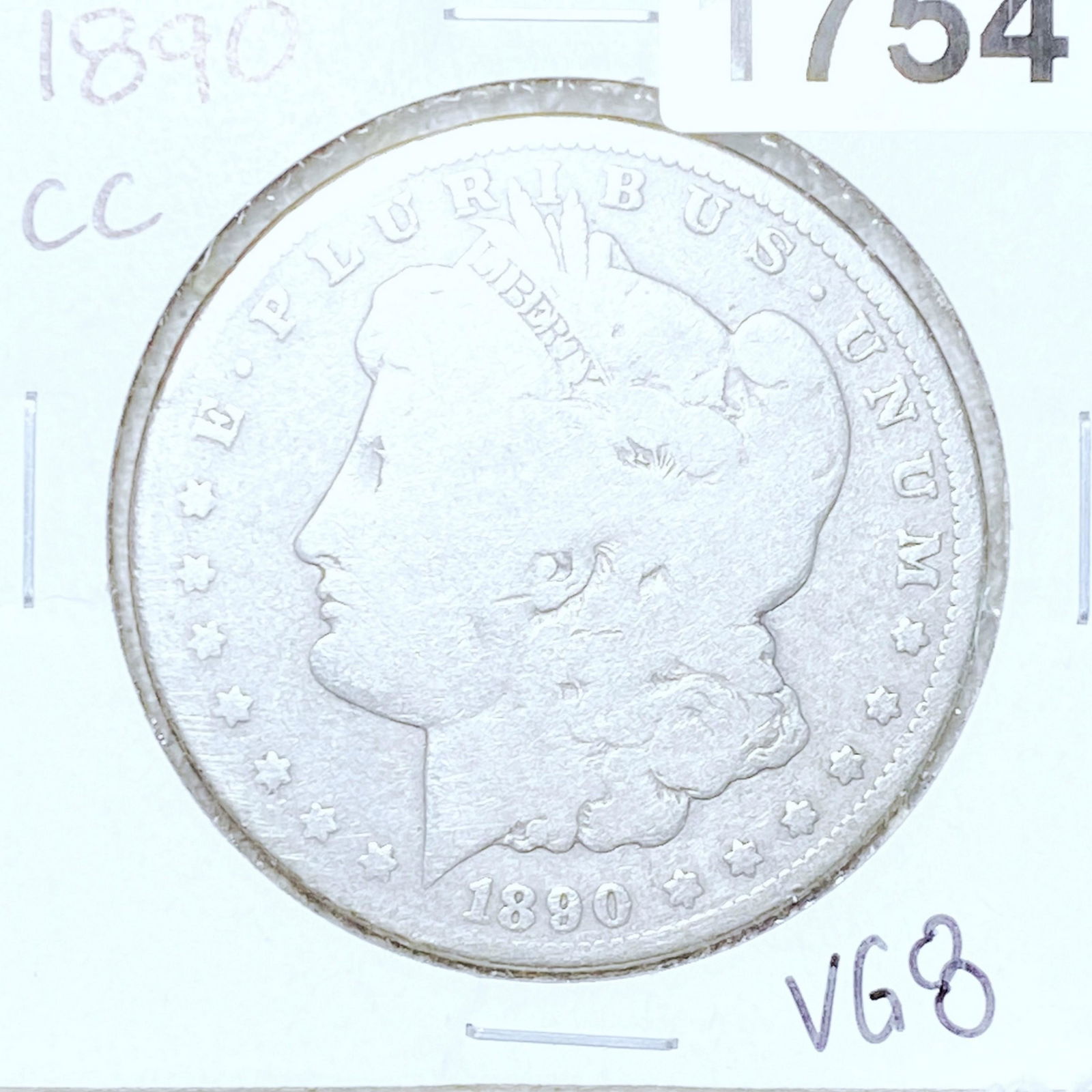 1890-CC Morgan Silver Dollar NICELY CIRCULATED (1 of 2)