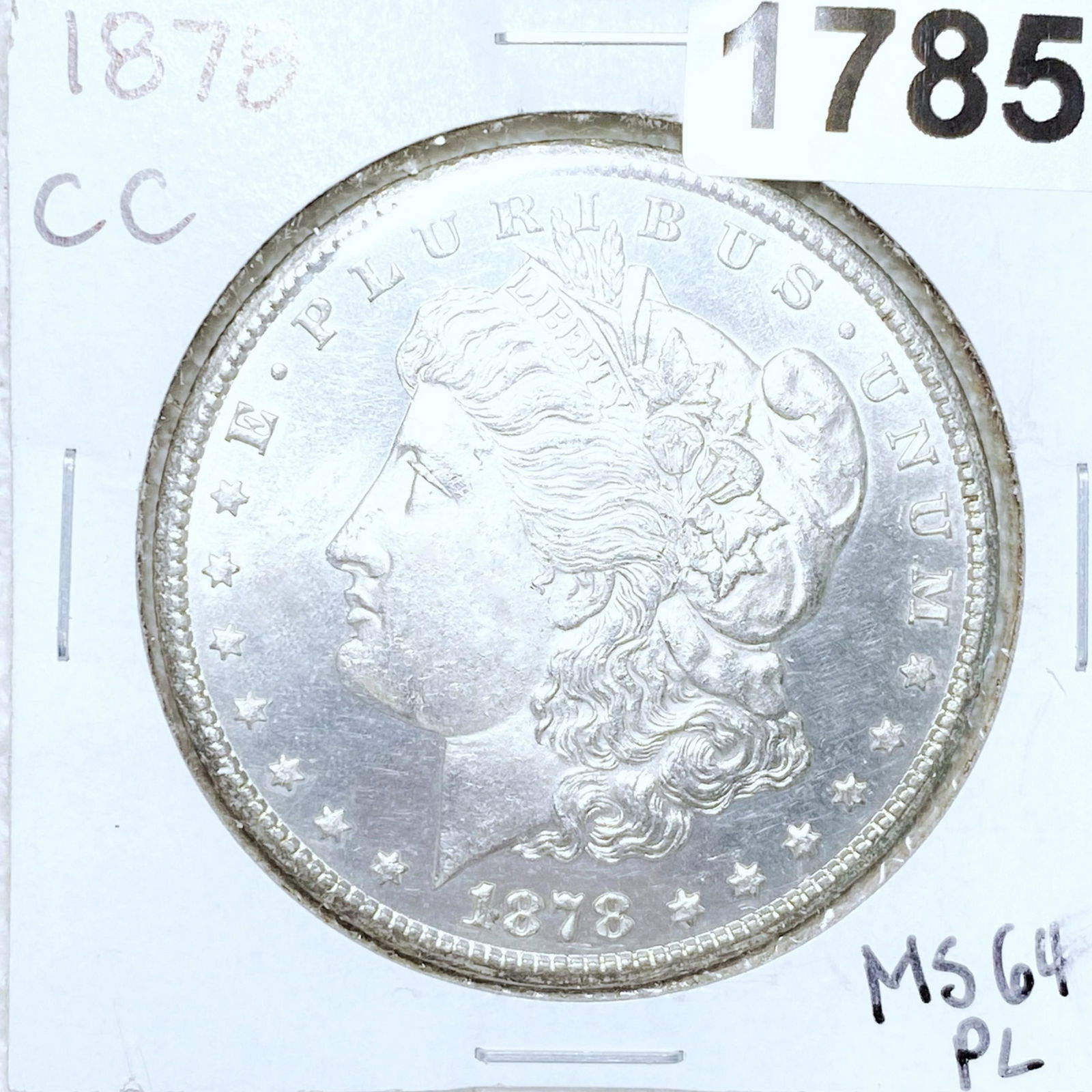 1878-CC Morgan Silver Dollar CHOICE BU PL (1 of 2)