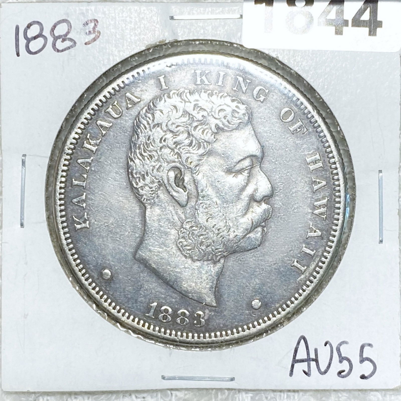 1883 Kingdom Of Hawaii Dollar CHOICE AU (1 of 2)